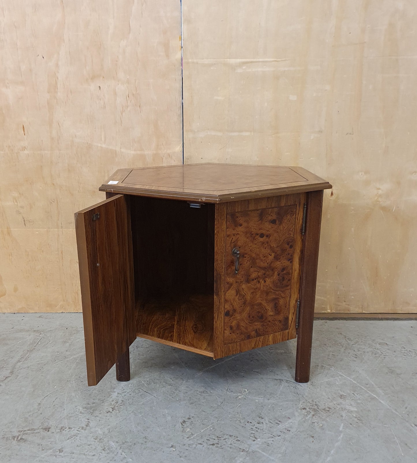 Hexagon Shaped Cabinet with Two Doors - EL103866
