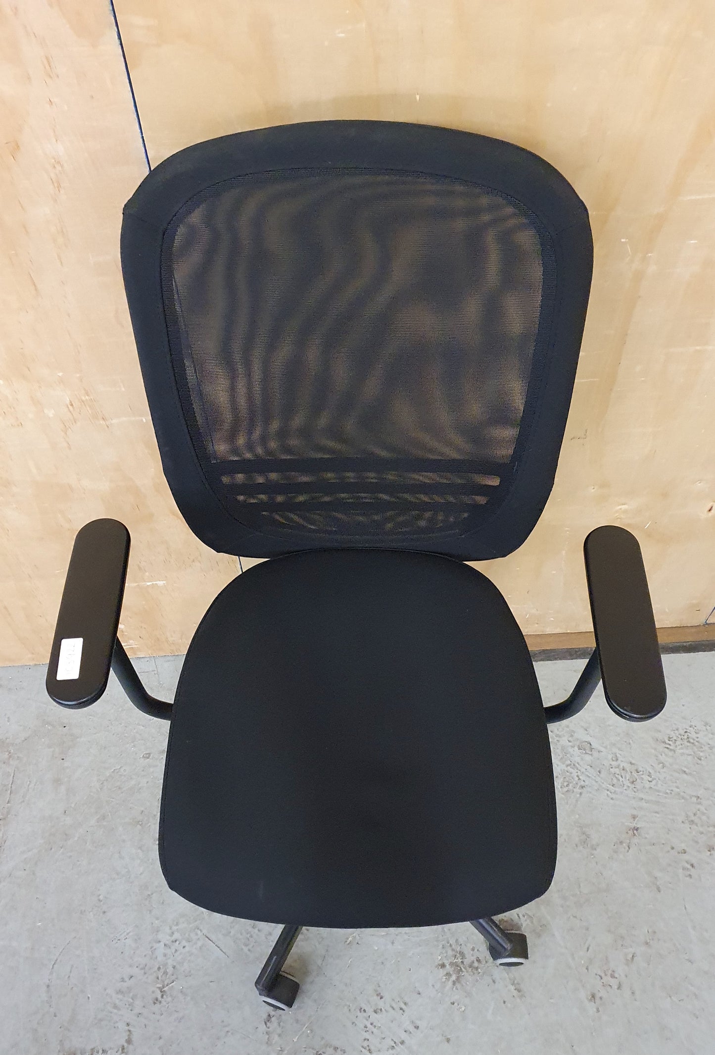 IKEA FLINTAN Black Ergonomic Mesh Back Rest Height Adjustable Office Chair - 103922
