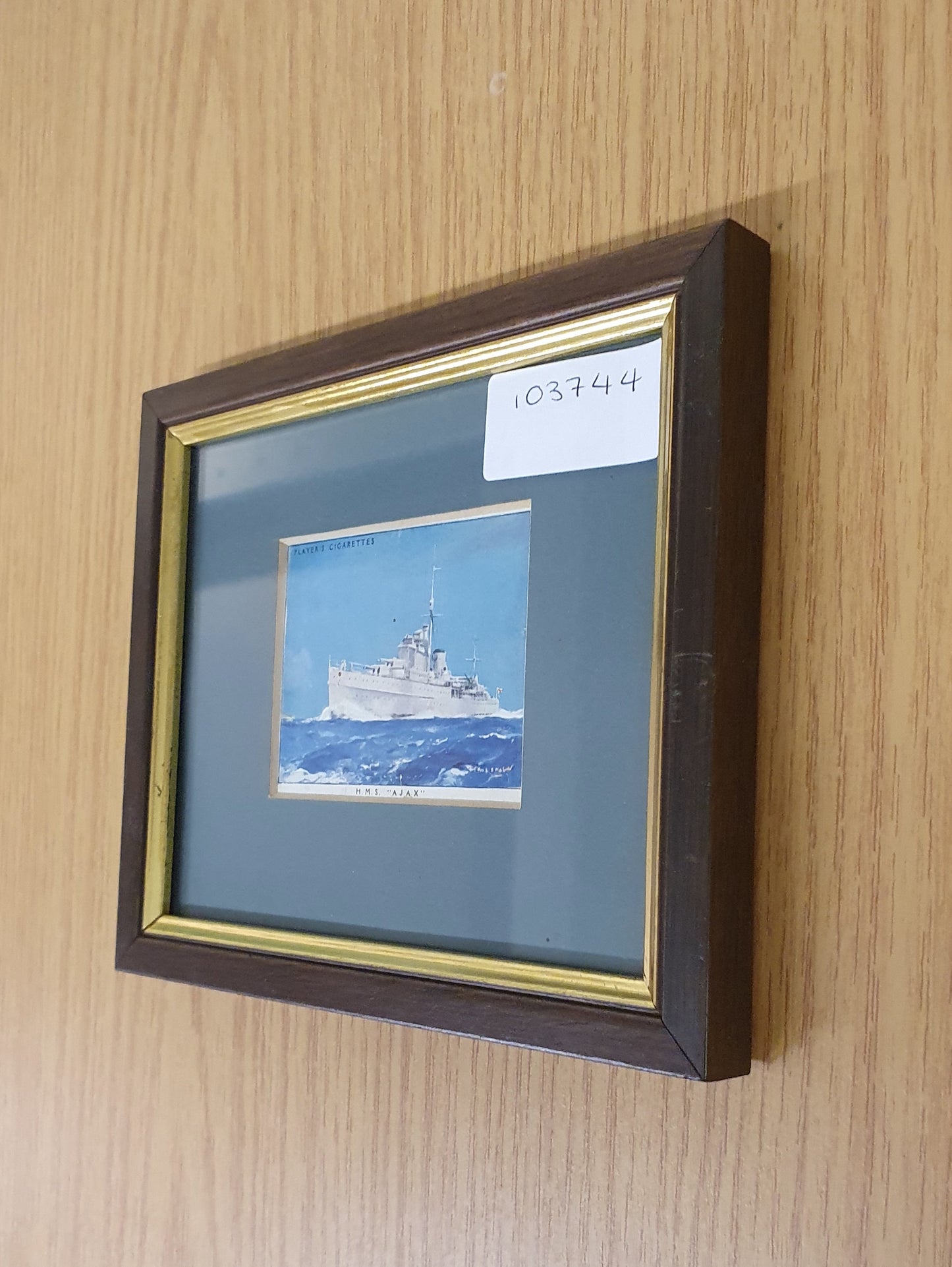 Player's Cigarettes H.M.S. "Ajax" Vintage Art Print - 103744