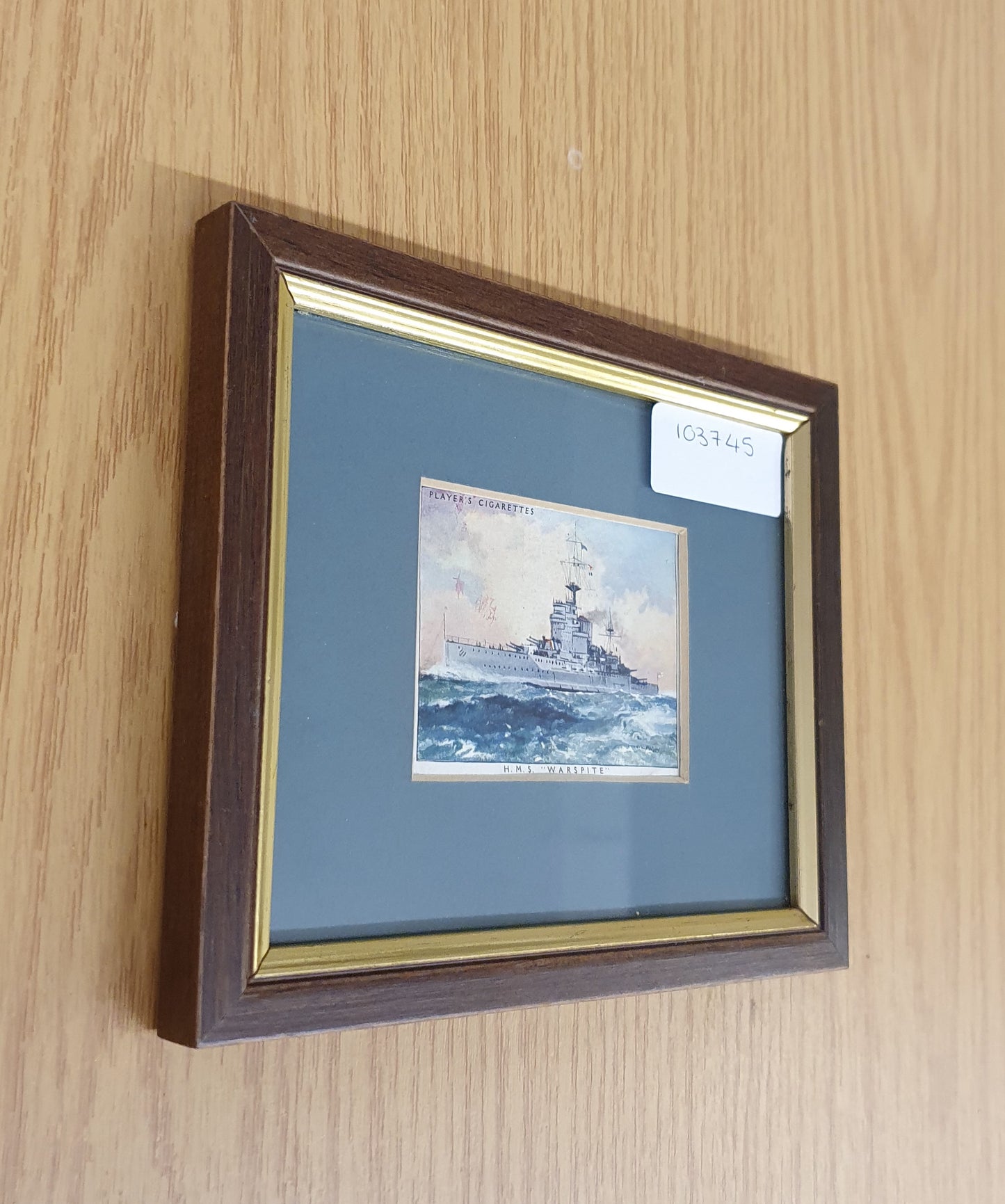 Player's Cigarettes H.M.S "Warspite" Vintage Art Print - 103745