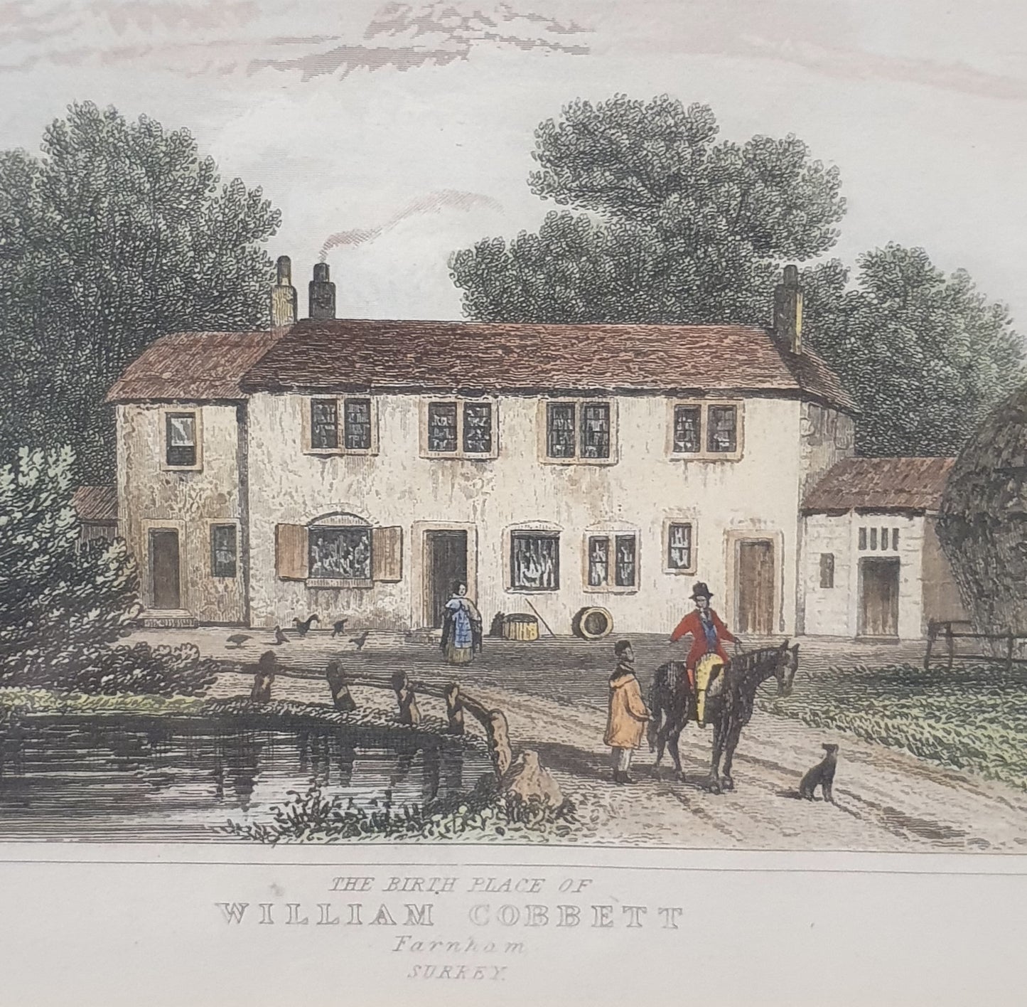 The Birth Place of William Cobbett, Farnham, Surrey Vintage Art Print - 103765
