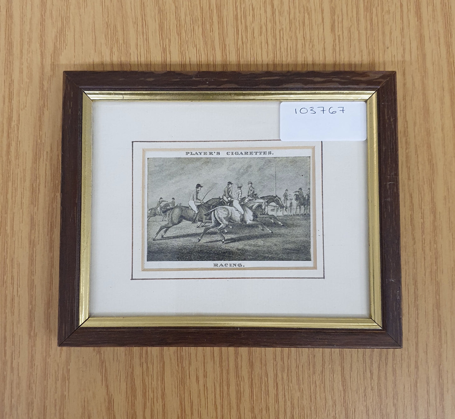 Players Cigarettes "Racing" Vintage Art Print - 103767