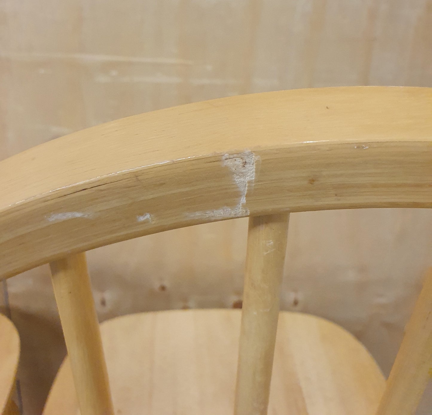 2 Matching Pine Spindle Back Dining Chairs - 104416 / 104417