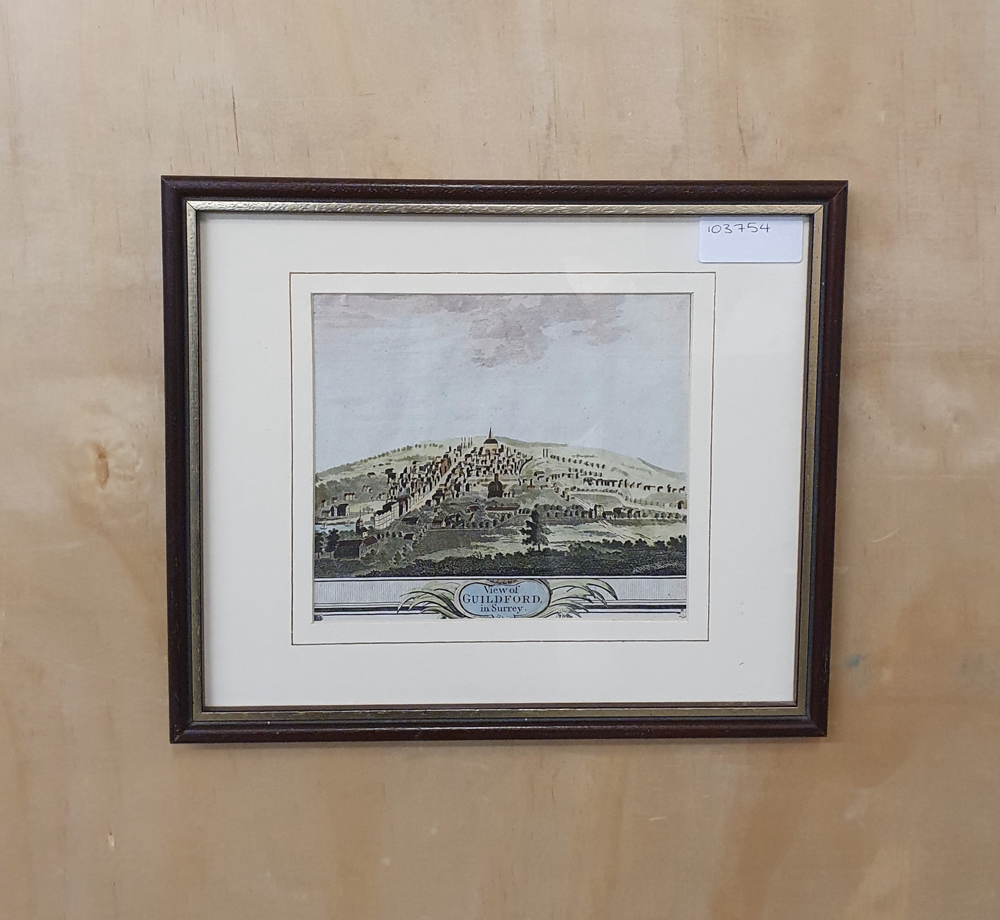 View of Guilford in Surrey Vintage Art Print - 103754