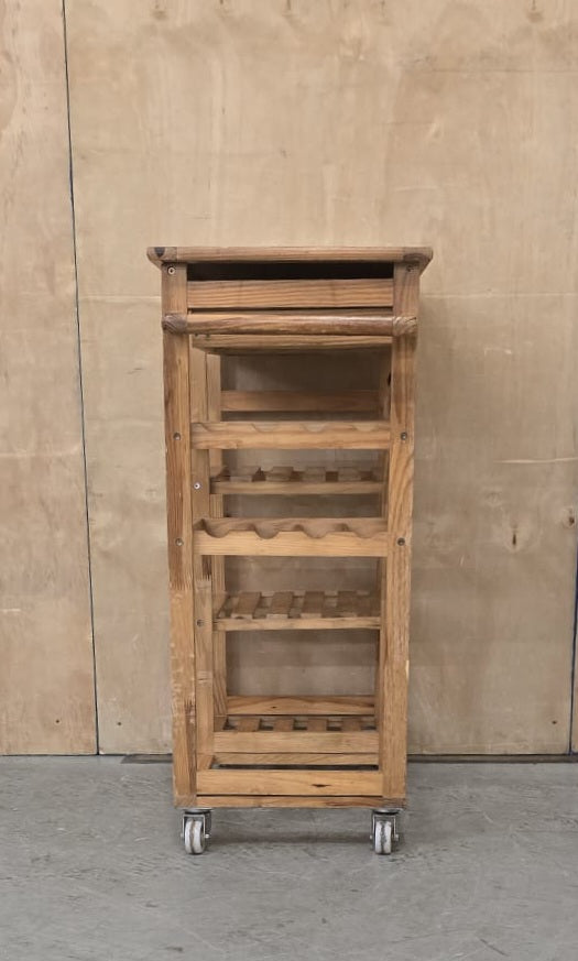 Wood Kitchen Trolly with Drawers and Shelving - 104731