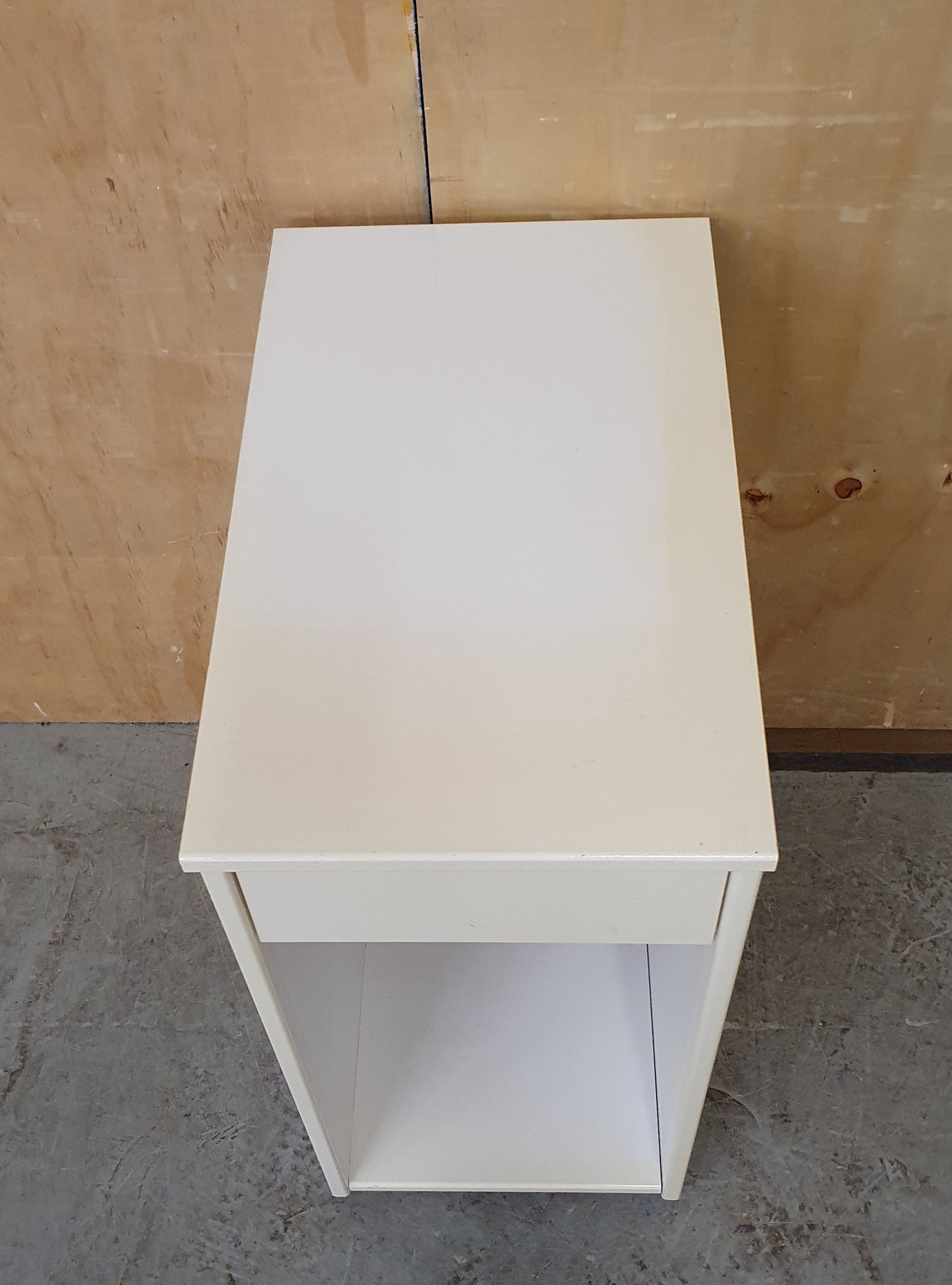 IKEA Wood White Cabinet with 1 Top Drawer - EL104480