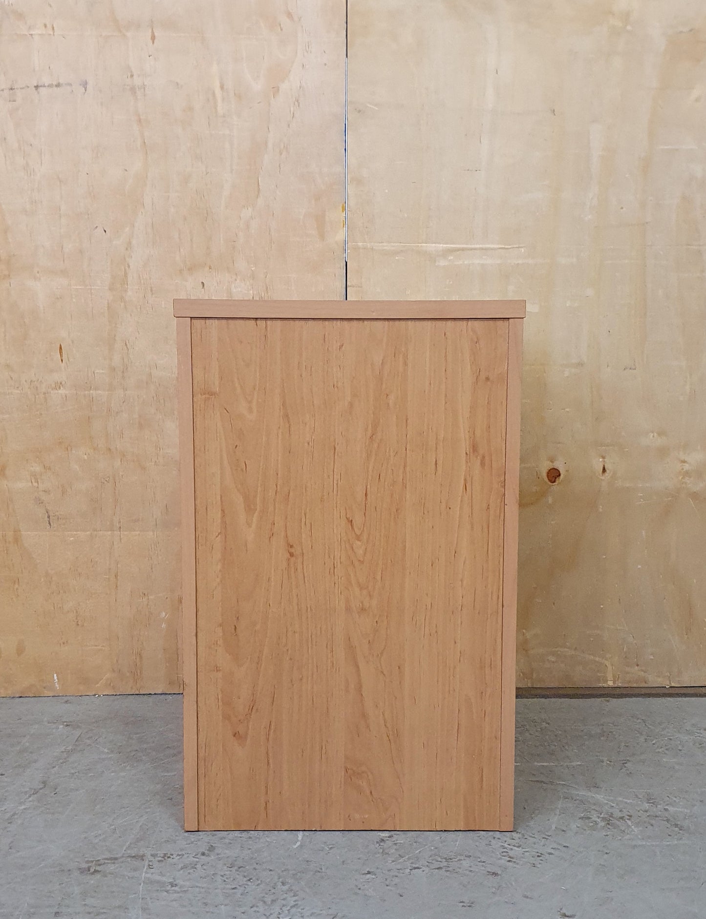 Single Bedside Cabinet with 3 Drawers and Open Section - EL104403
