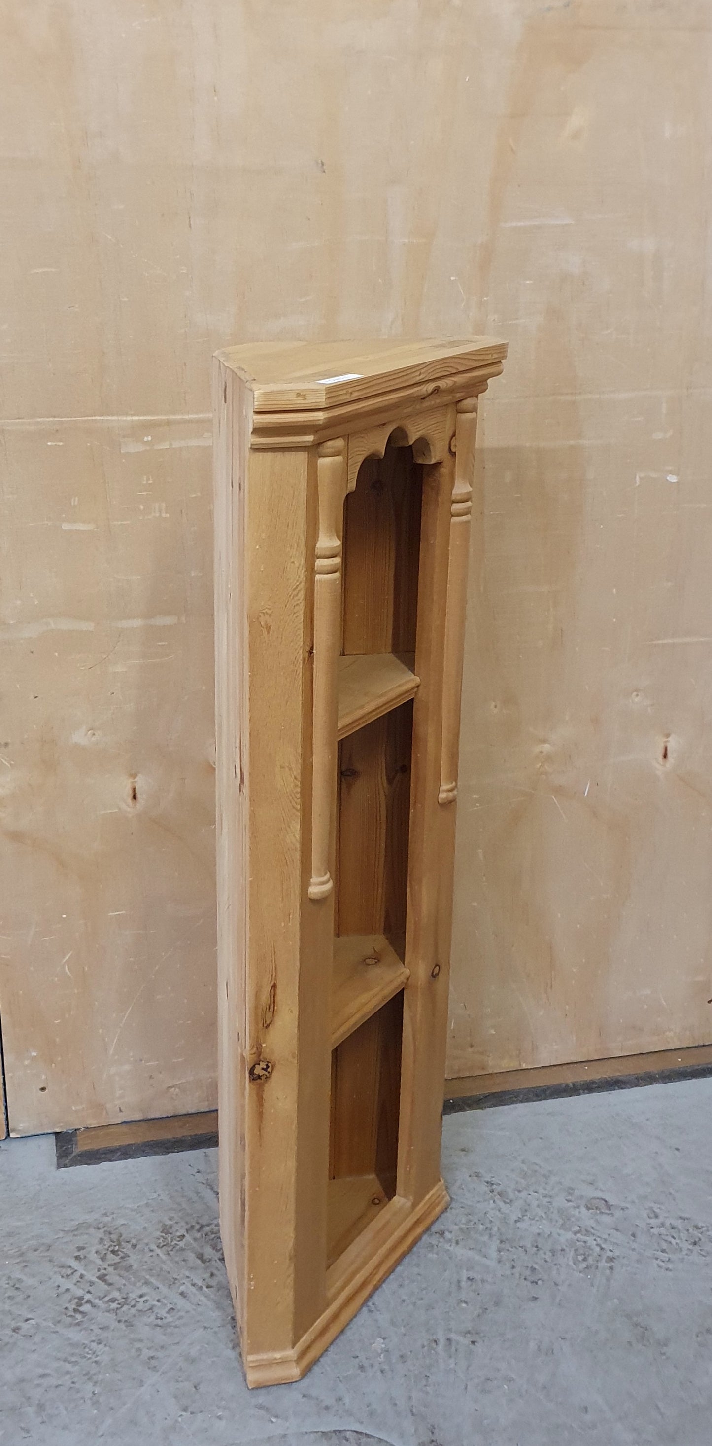 Small Wooden Corner Shelving Unit - 104011