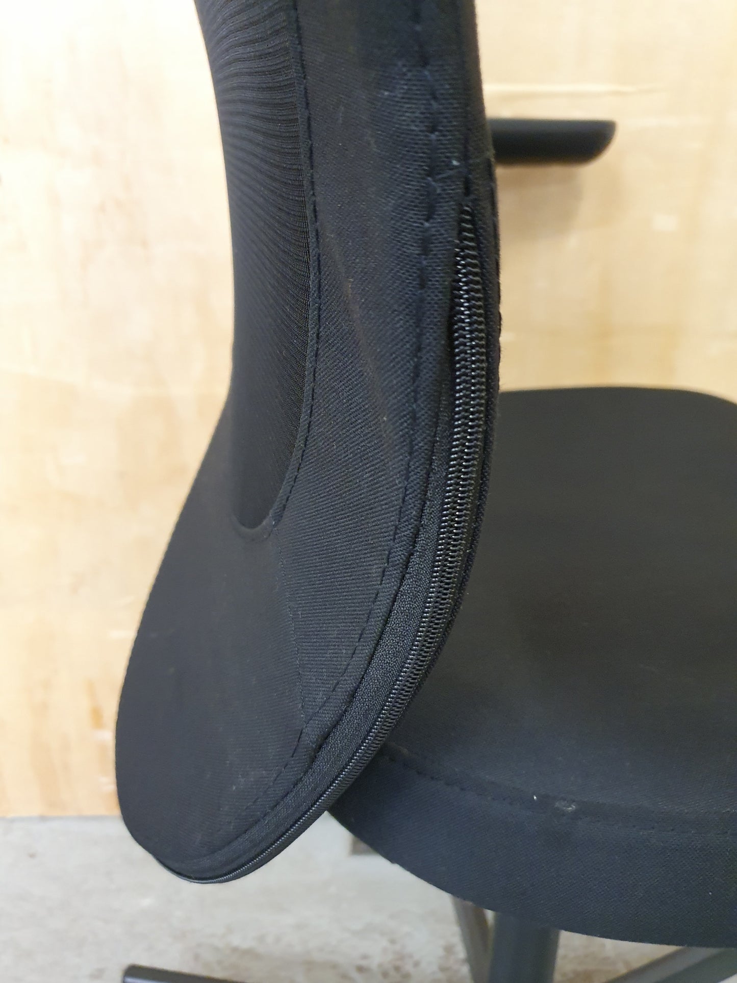 IKEA FLINTAN Black Ergonomic Mesh Back Rest Height Adjustable Office Chair - 103922