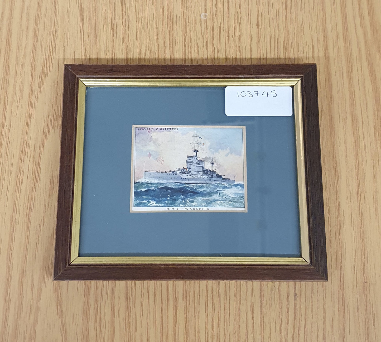 Player's Cigarettes H.M.S "Warspite" Vintage Art Print - 103745
