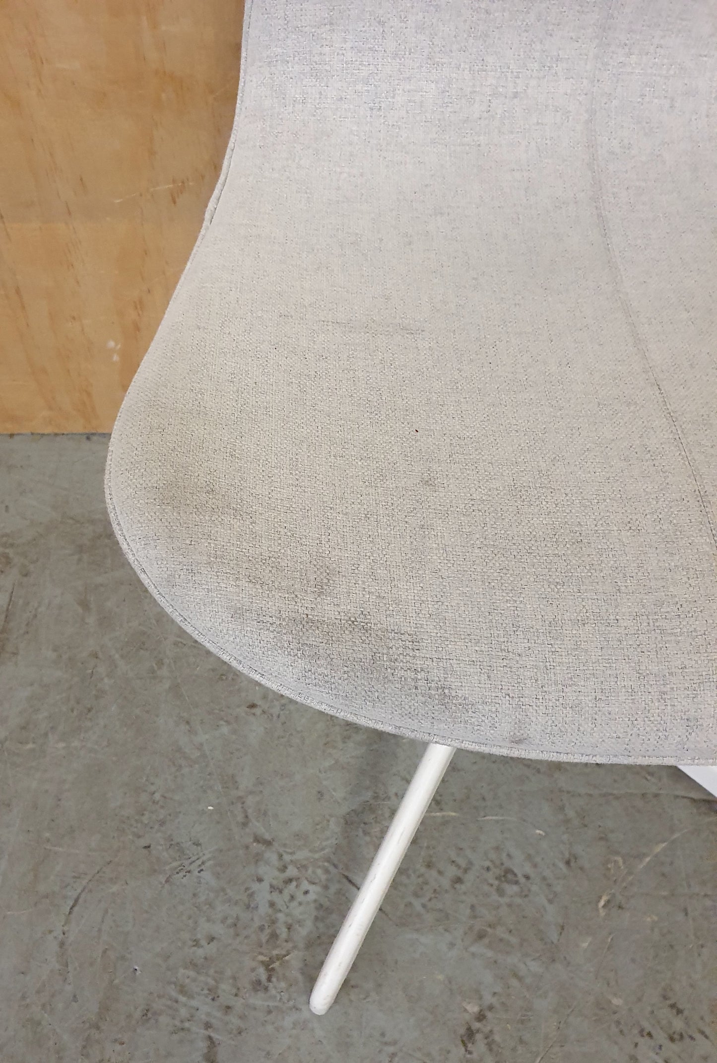 IKEA LÅNGFJÄLL Off White Fabric Office Chair - 104344