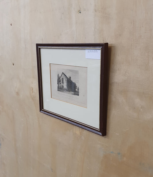 Remains of an Ancient Palace, Kings Langley, Hertfordshire Vintage Art Print - 103755