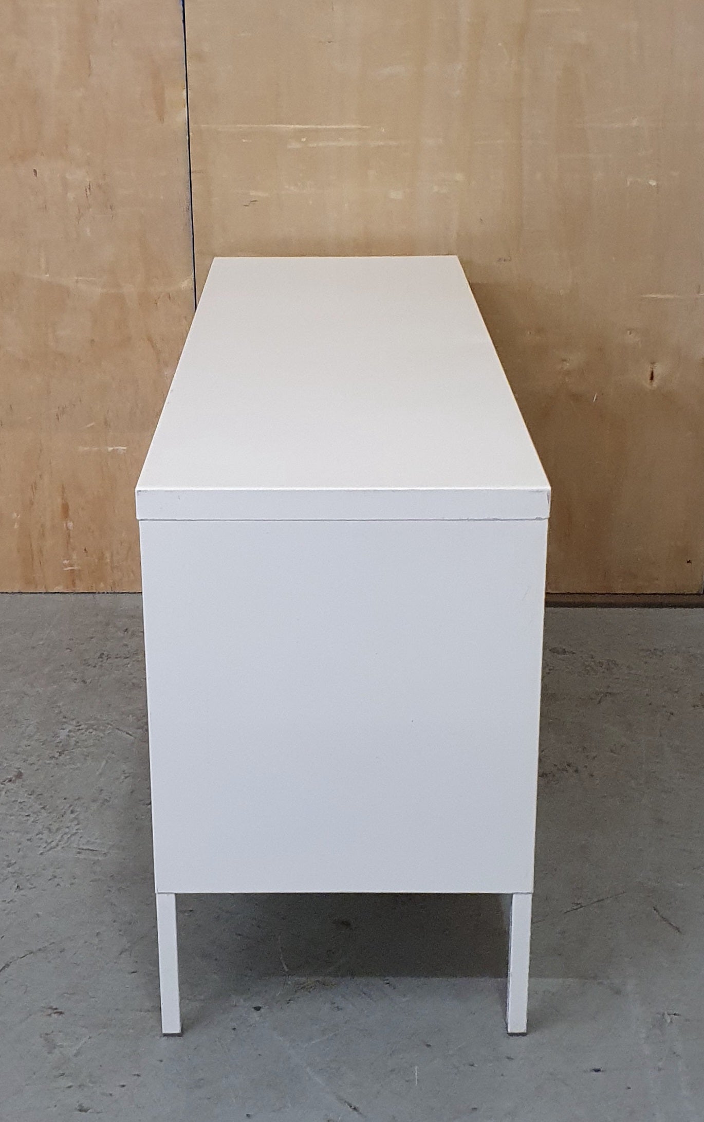 IKEA PS White Metal Lockable Cabinet - 104317
