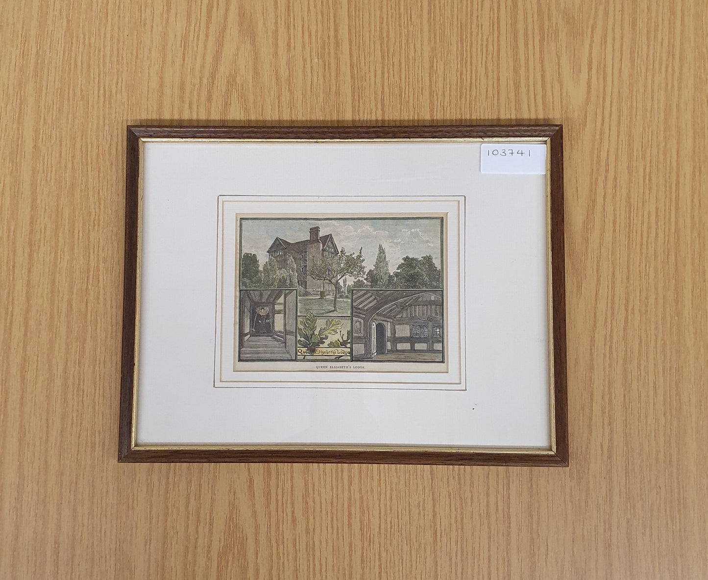 Queen Elizabeths Lodge Vintage Art Print - 103741