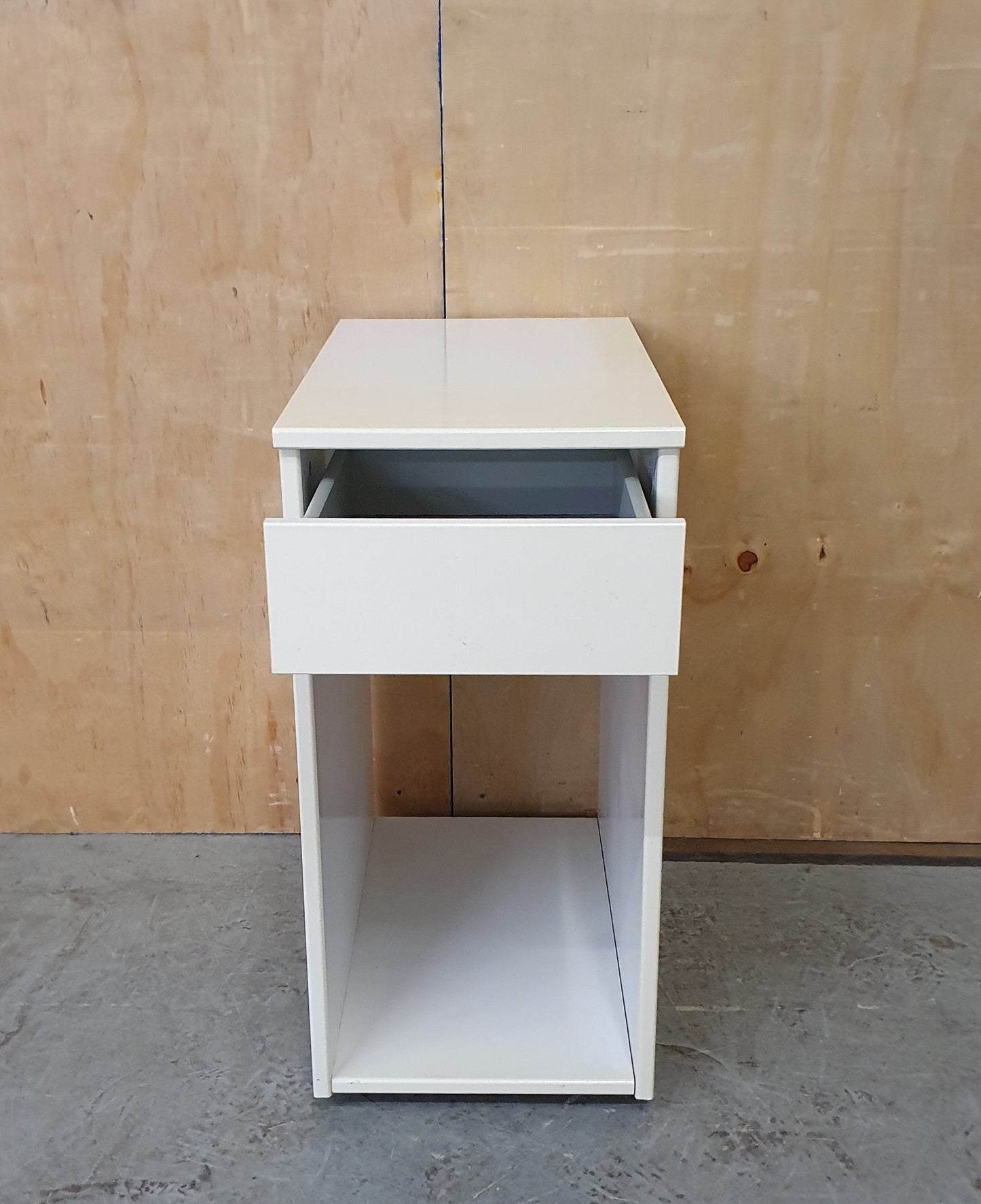 IKEA Wood White Cabinet with 1 Top Drawer - EL104480