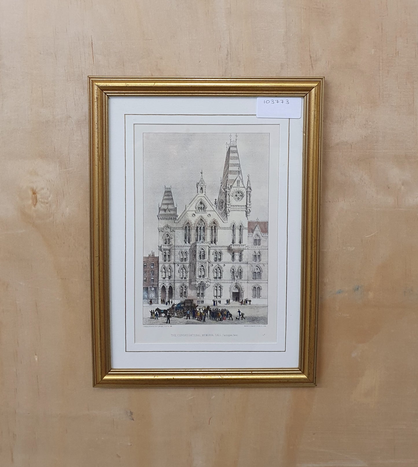 The Congregational Meorial Hall, Farringdon Street Vintage Art Print - 103773
