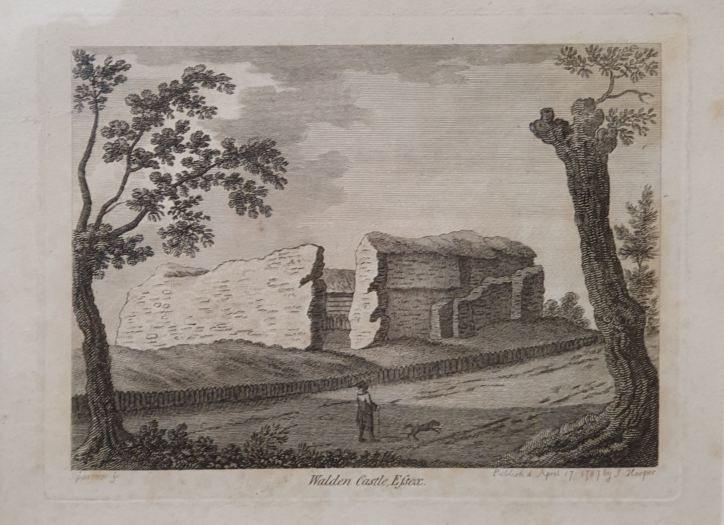 Walden Castle, Essex Vintage Art Print - 103746