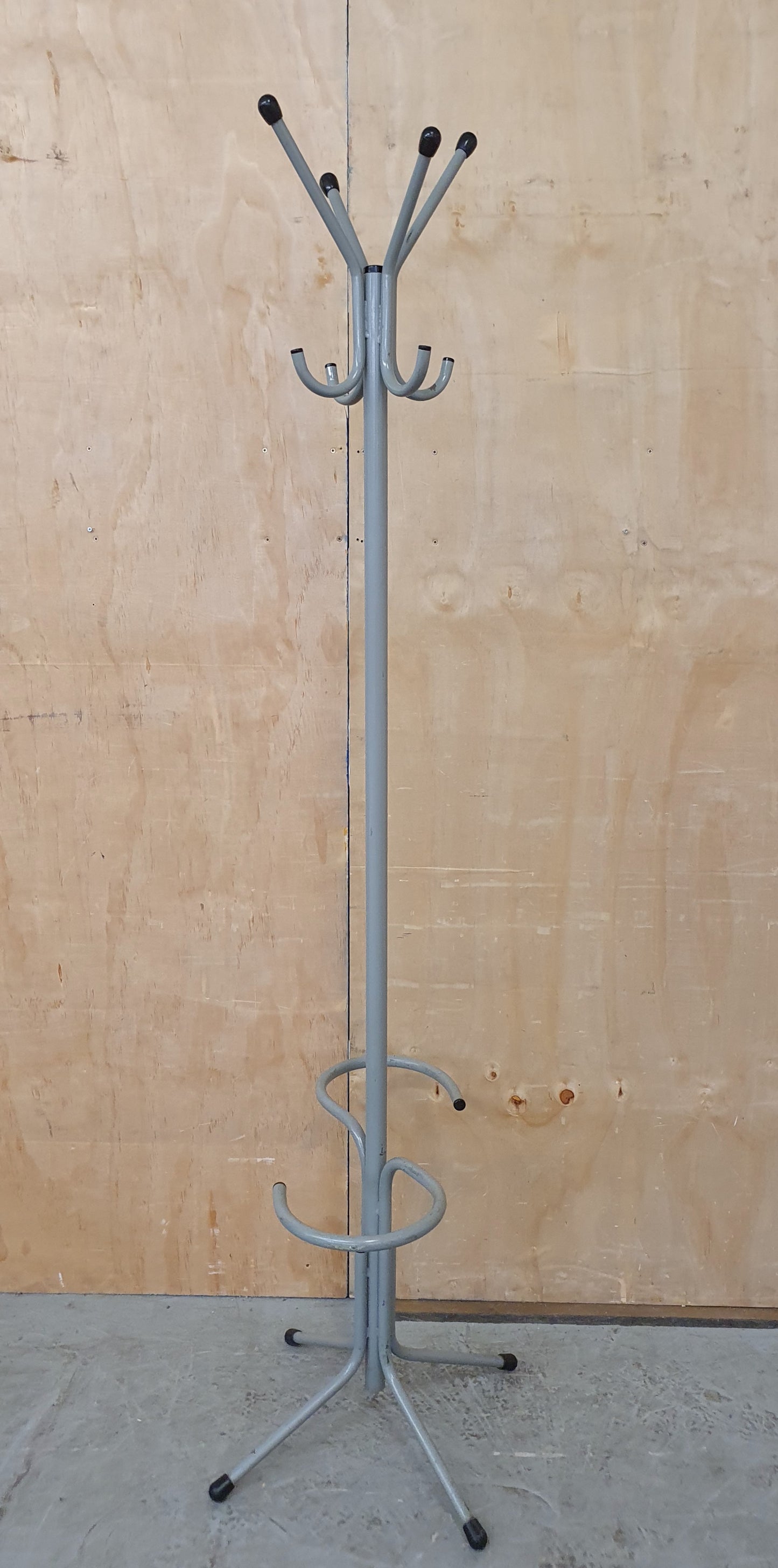 Grey Metal Freestanding Coat Stand - 040725-01