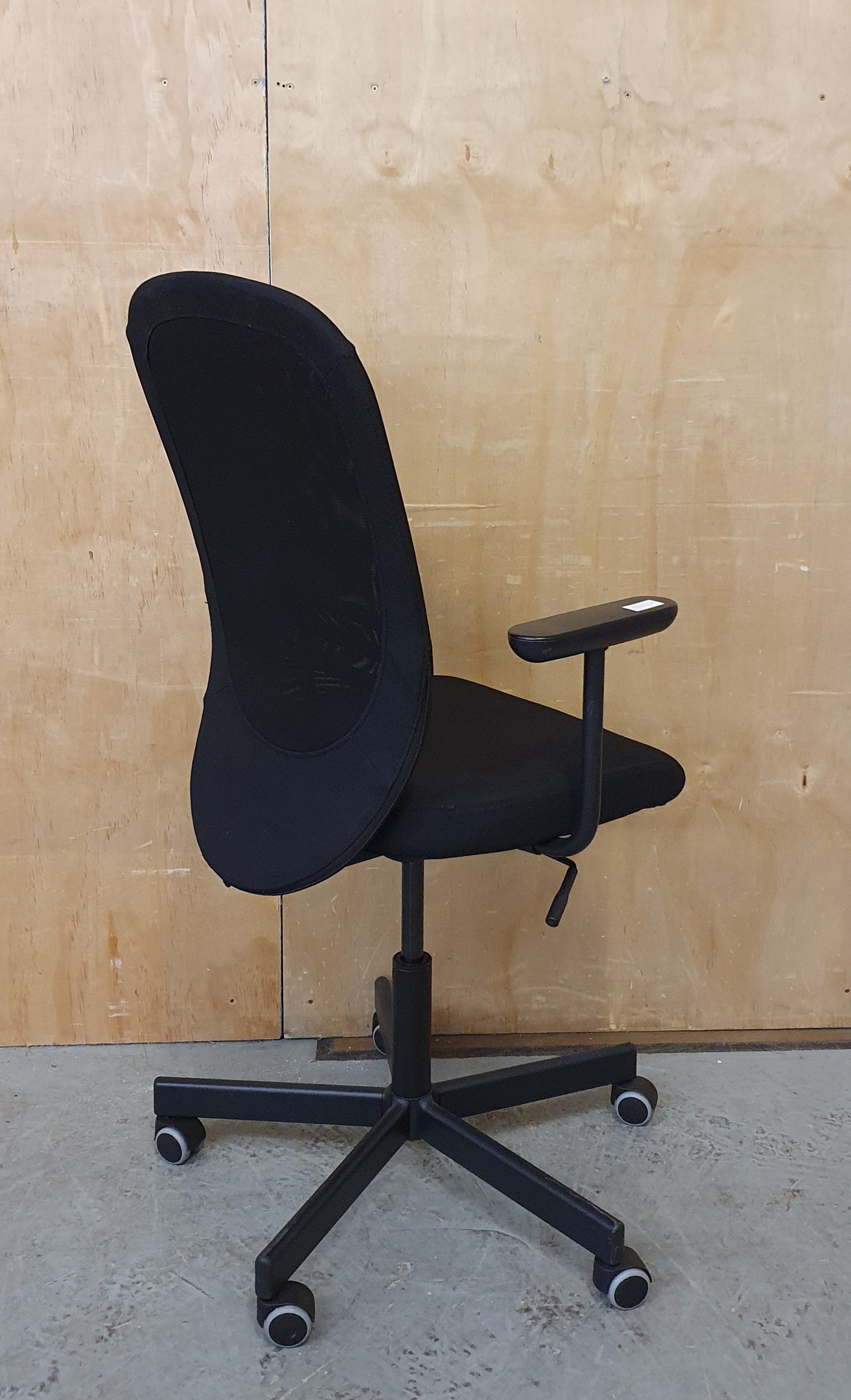 IKEA FLINTAN Black Ergonomic Mesh Back Rest Height Adjustable Office Chair - 103922