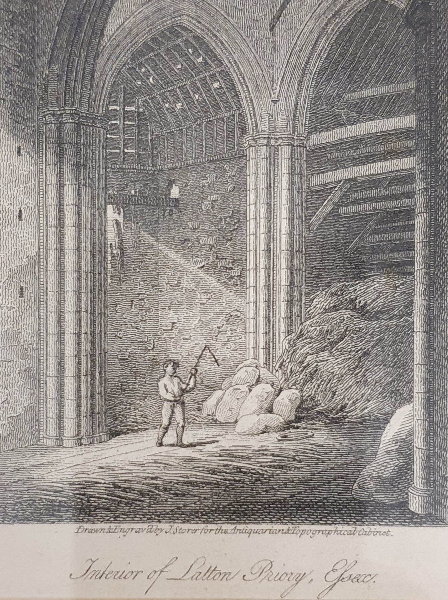 Interior of Latton Priory, Essex (19th Centuary Essex) - 103749