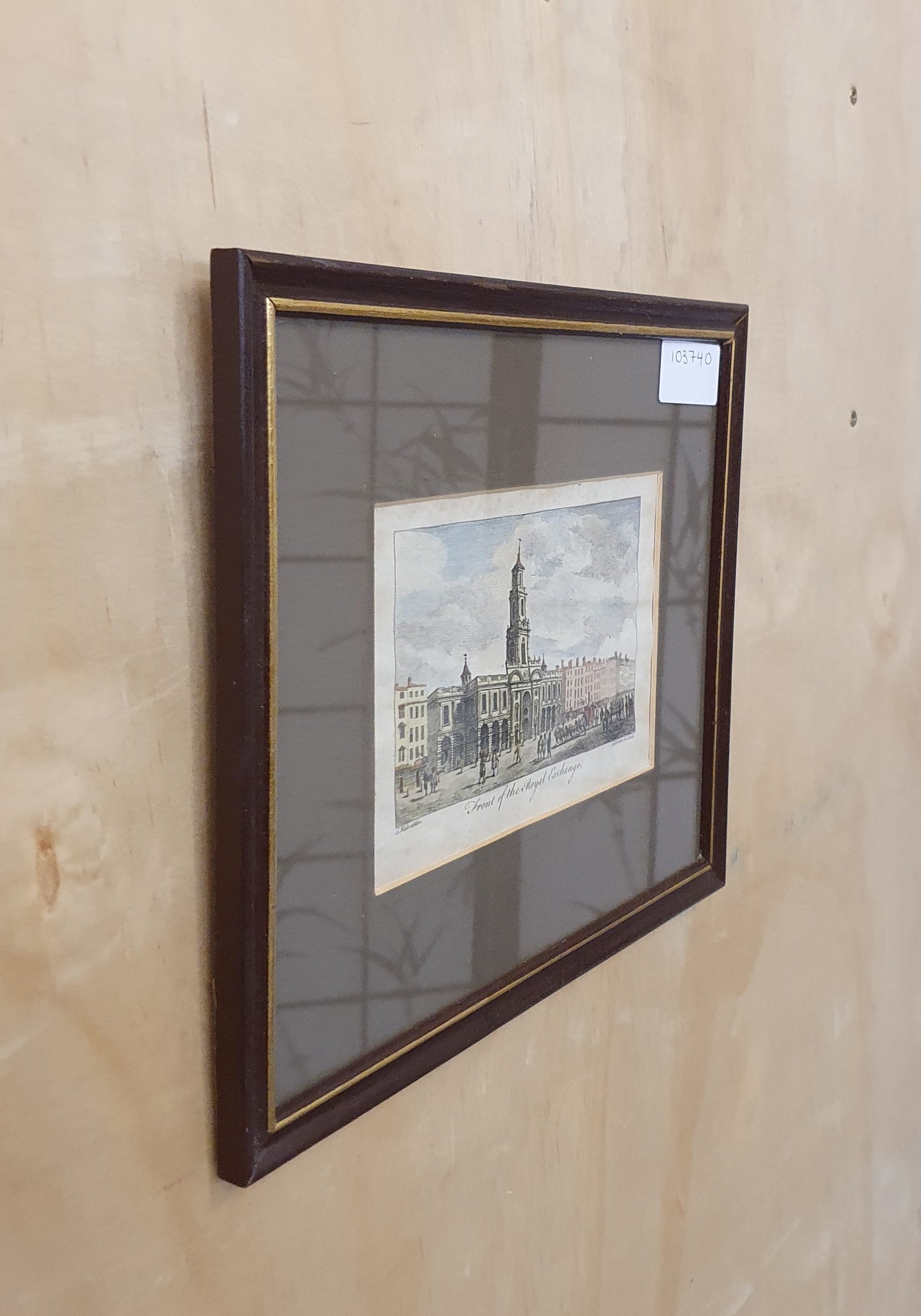 Front of the Royal Exchange Vintage Art Print - 103740