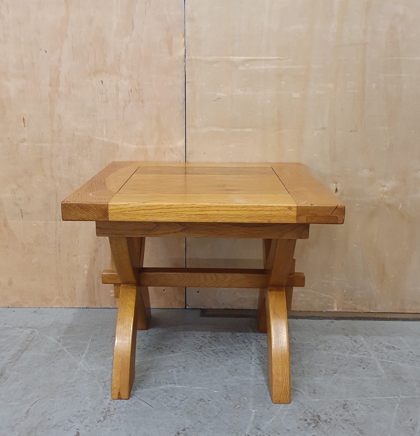 Solid Wood Coffee Table with Cross Over Feet  - 104110