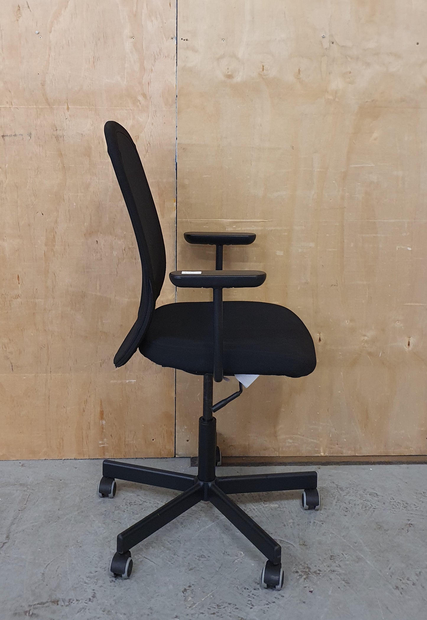 IKEA FLINTAN Black Ergonomic Mesh Back Rest Height Adjustable Office Chair - 103924