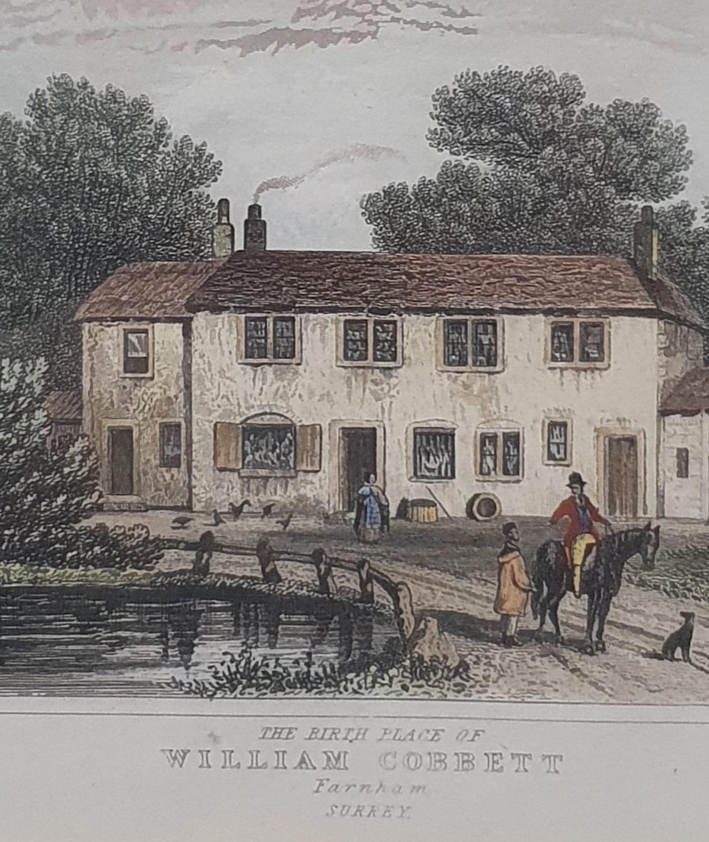 The Birth Place of William Cobbett, Farnham, Surrey Vintage Art Print - 103765