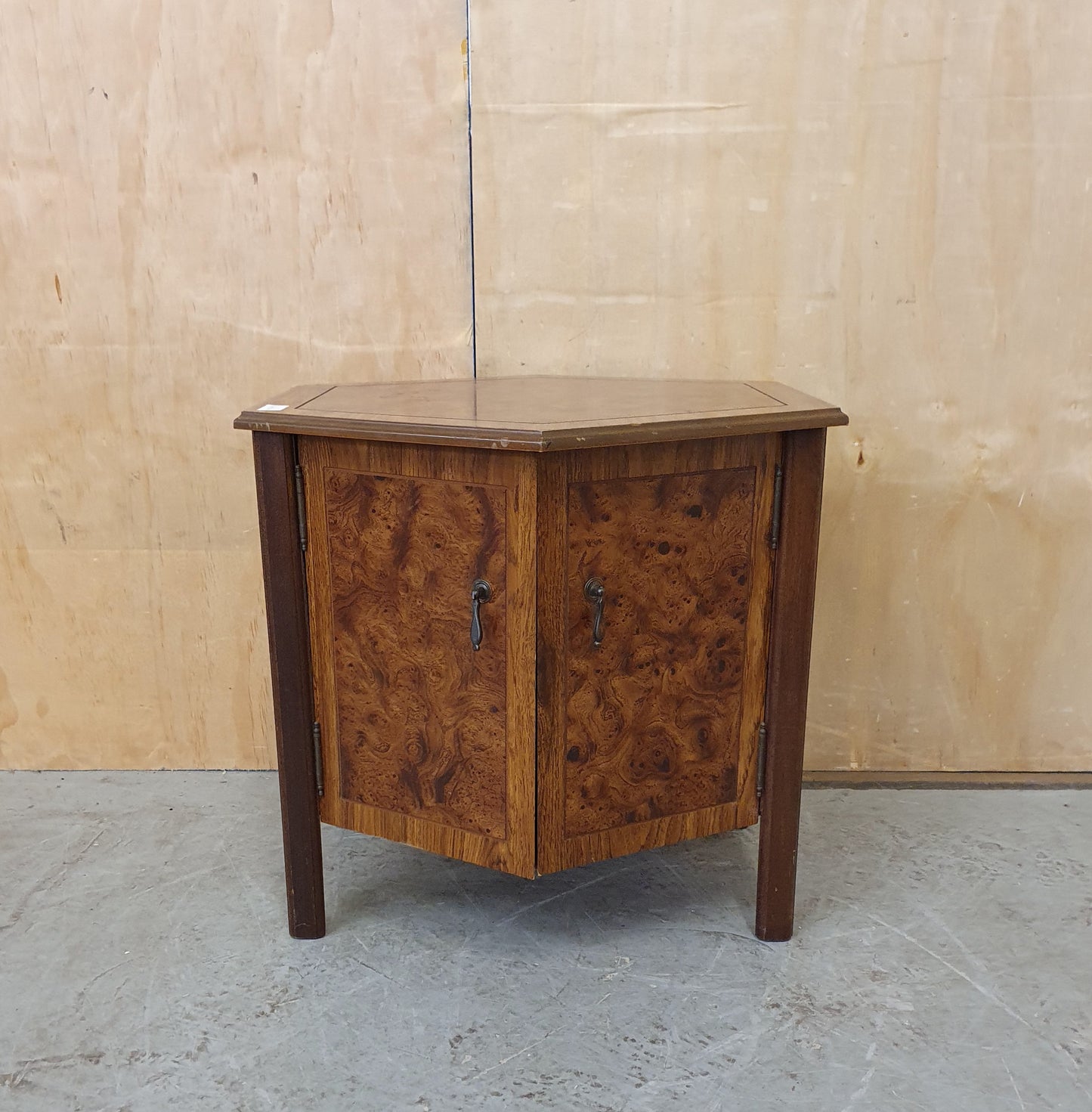 Hexagon Shaped Cabinet with Two Doors - EL103866