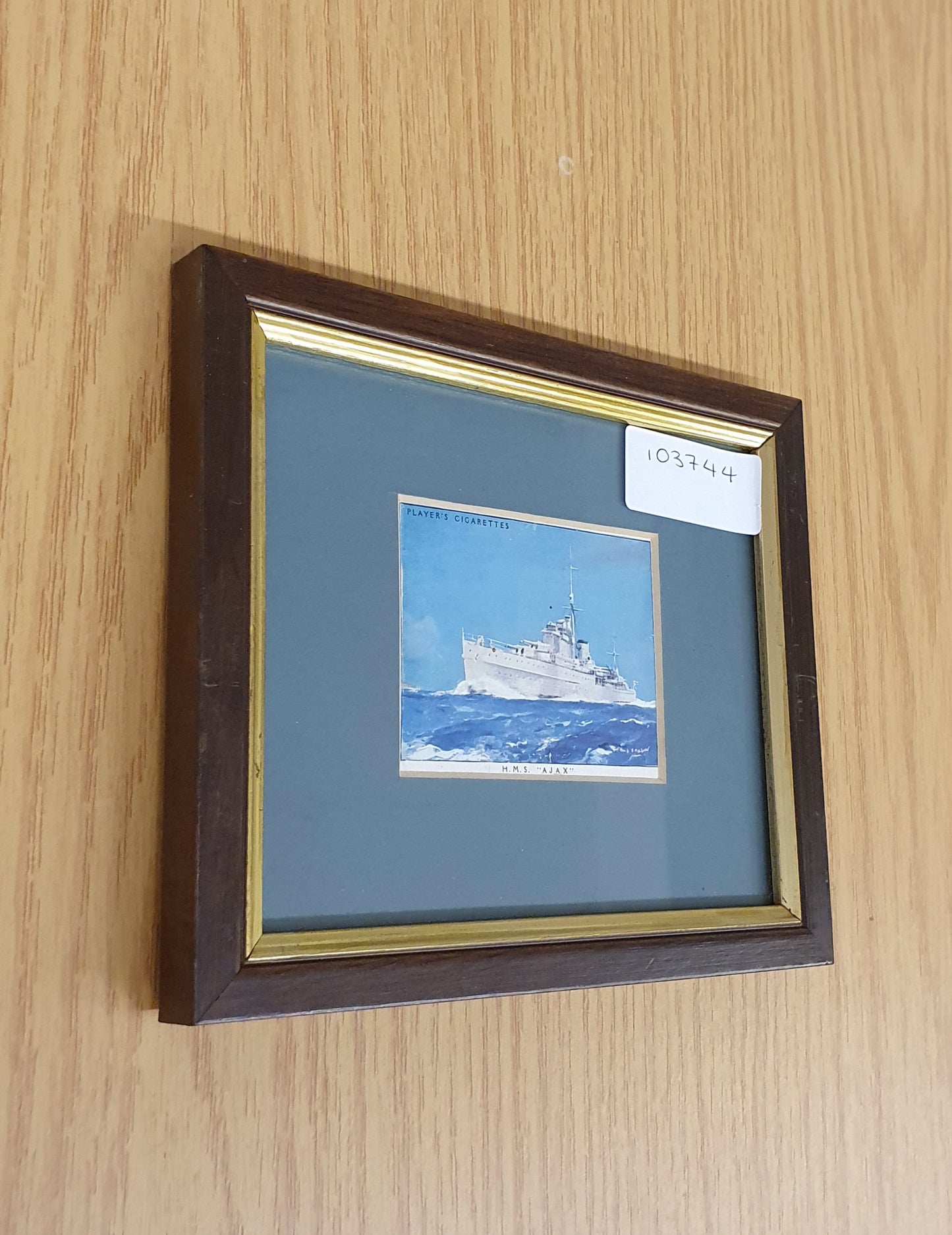 Player's Cigarettes H.M.S. "Ajax" Vintage Art Print - 103744