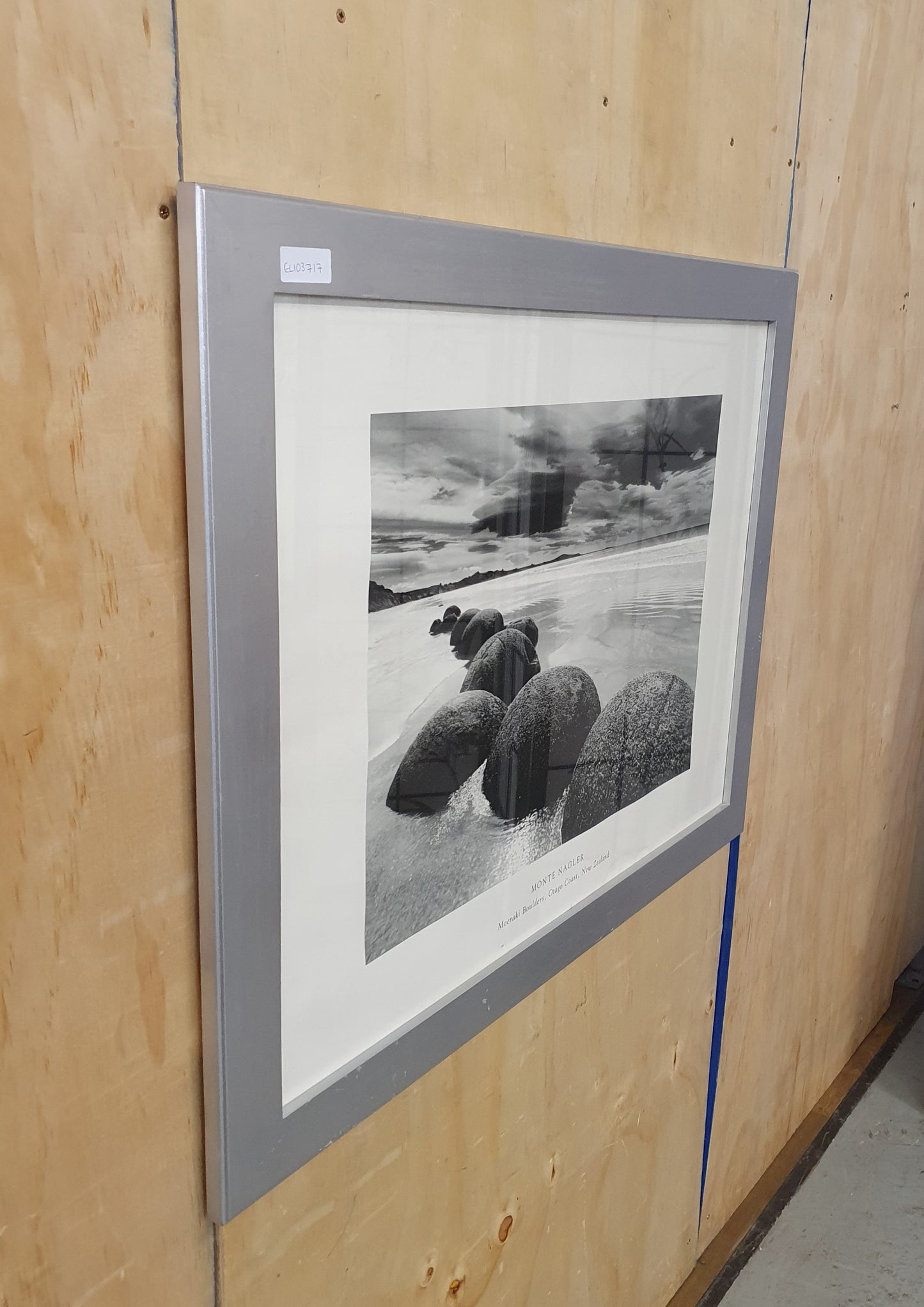 MONTE NAGLER Large Beach Art Print in Silver Frame - EL103717