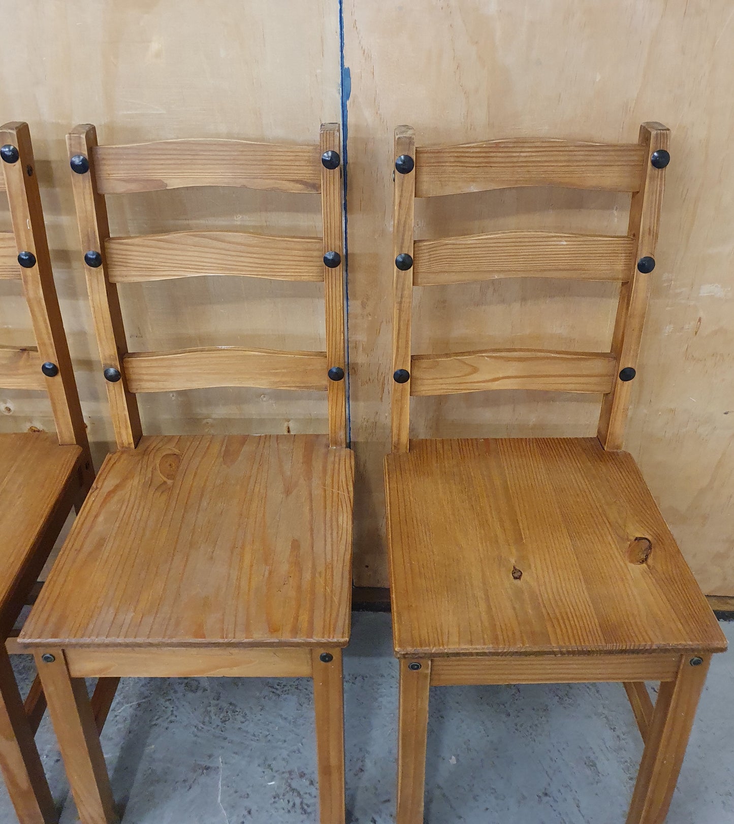 4 Matching Wood Dining Chairs - EL104513 / EL104514 / EL104515 / EL104516