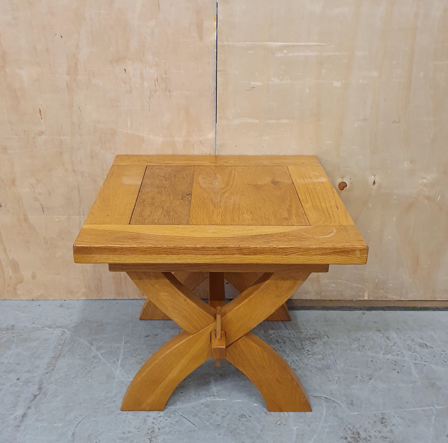 Solid Wood Coffee Table with Cross Over Feet  - 104110