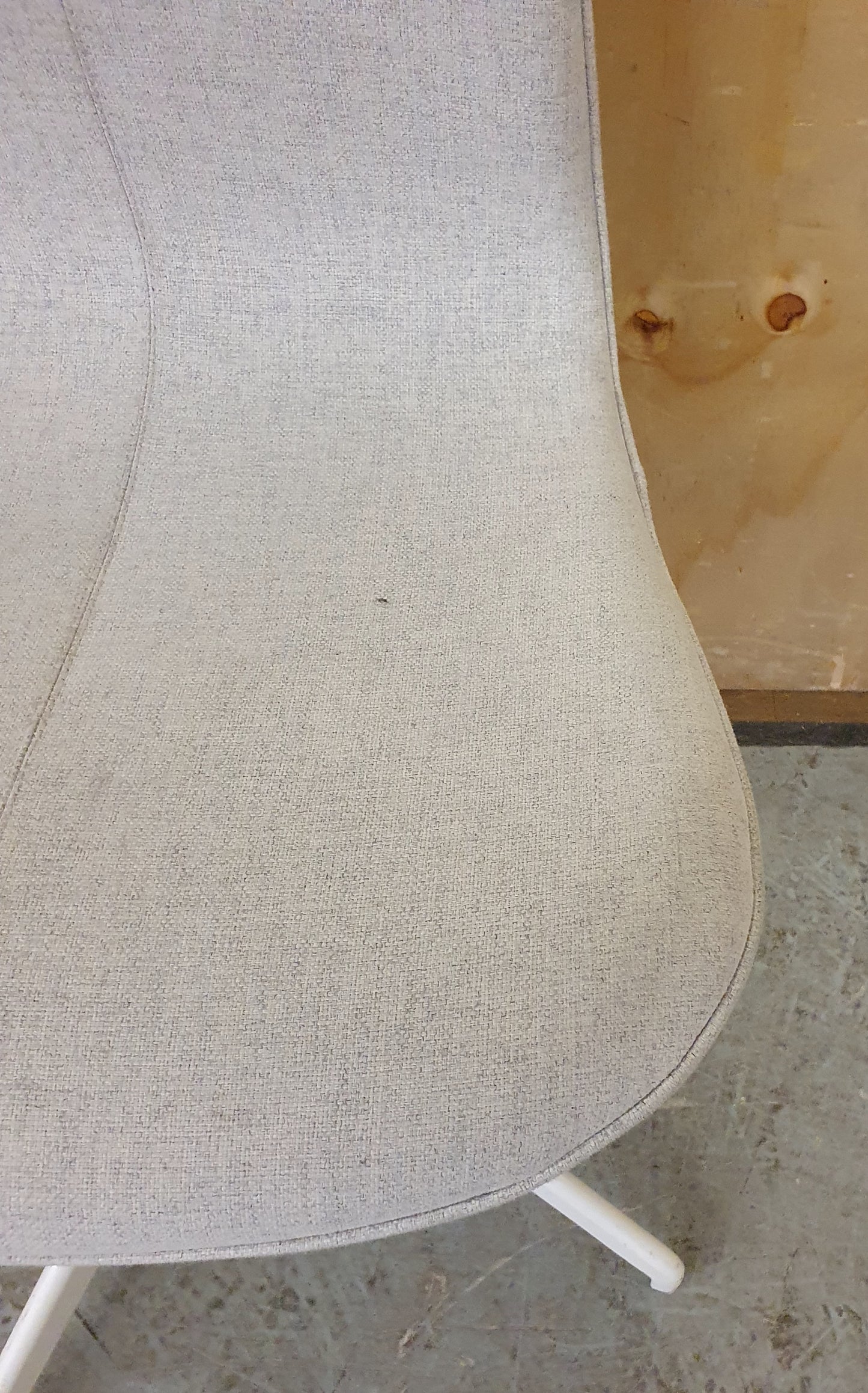 IKEA LÅNGFJÄLL Off White Fabric Office Chair - 104344