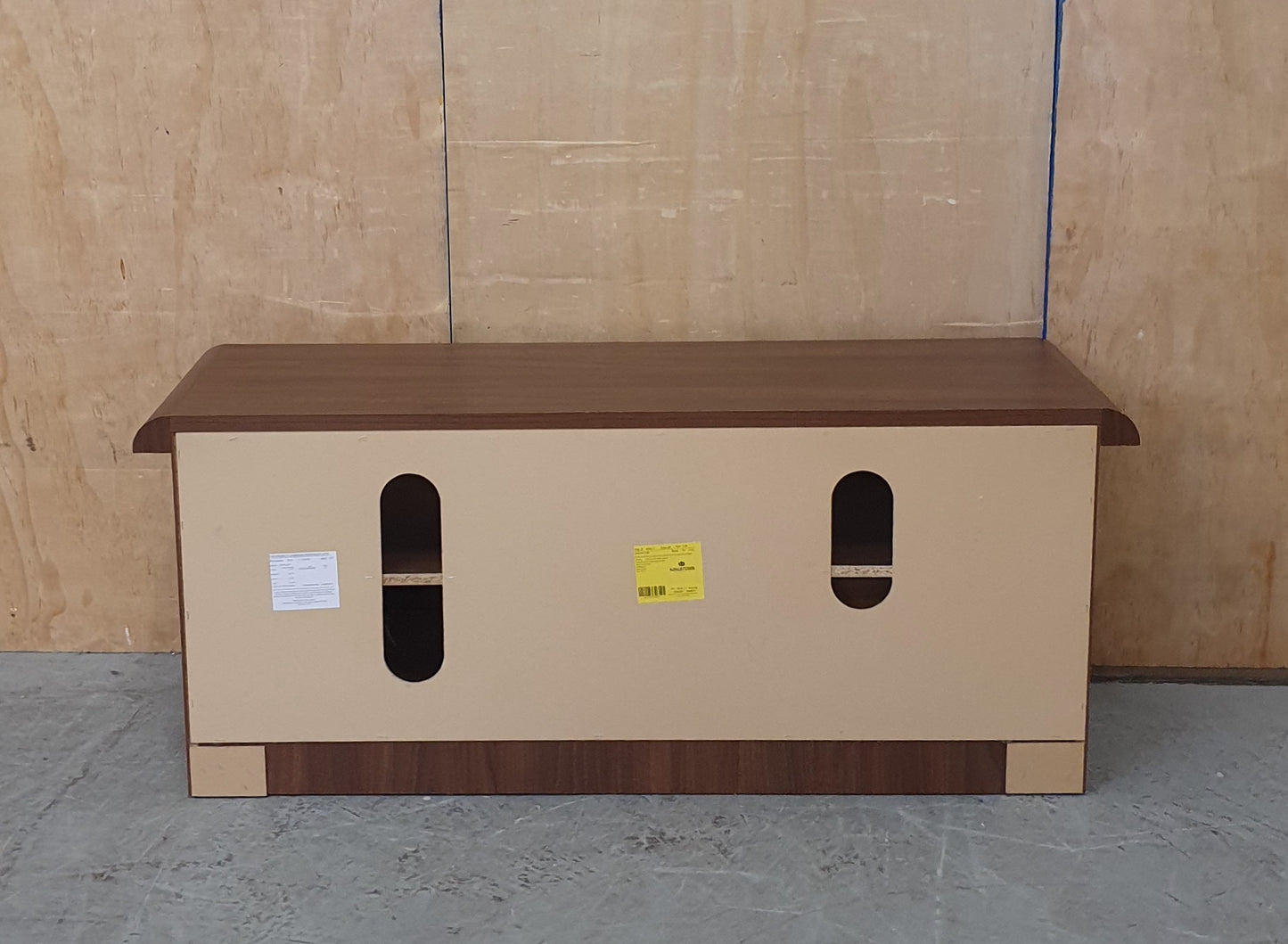 Large Heavy Duty Wooden TV Stand with 1 Glass Door and 1 Drawer - EL104356