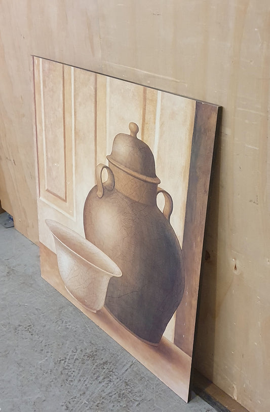 Water Jug Art Print on Wood Backing - EL104536