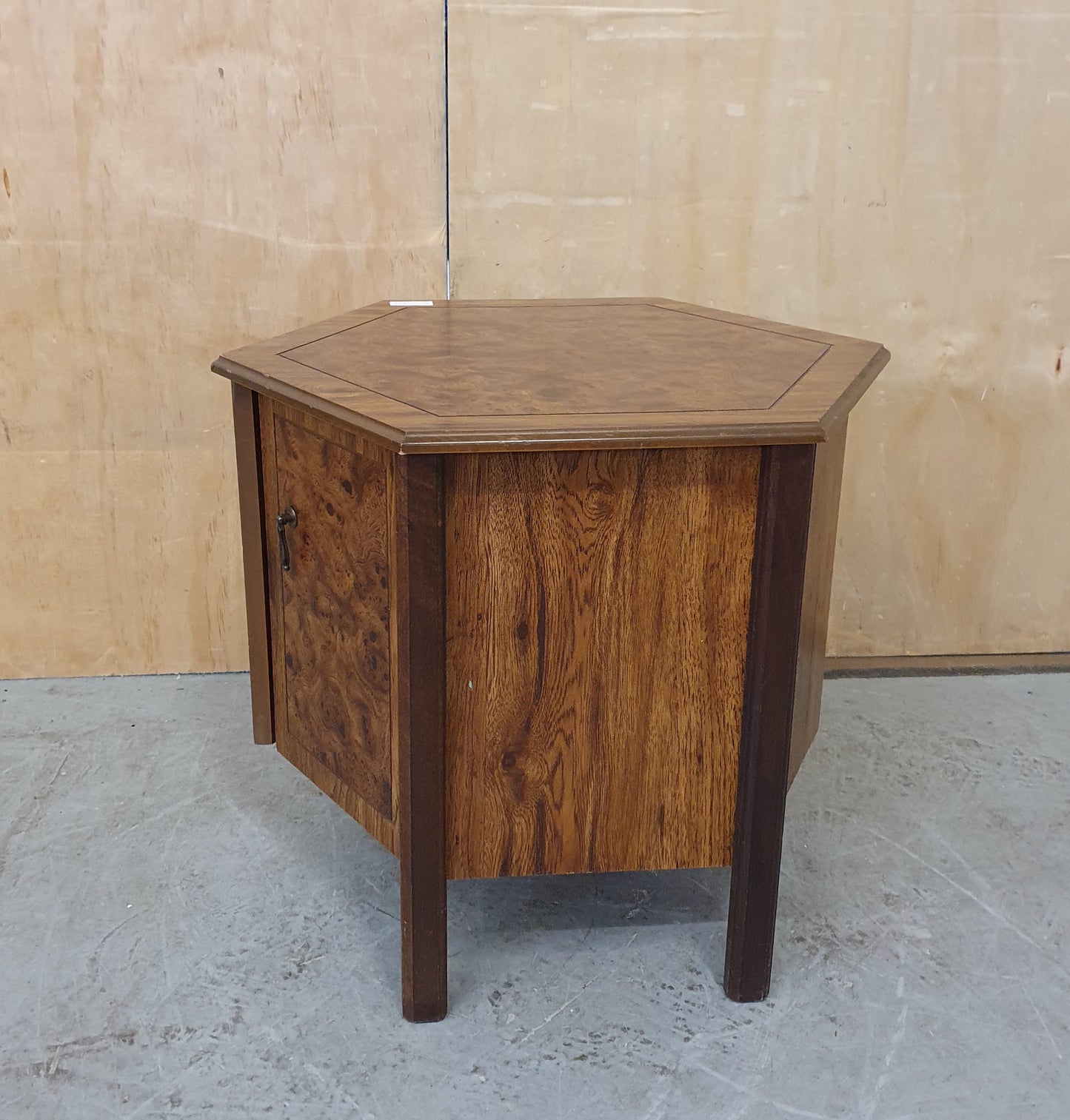Hexagon Shaped Cabinet with Two Doors - EL103866