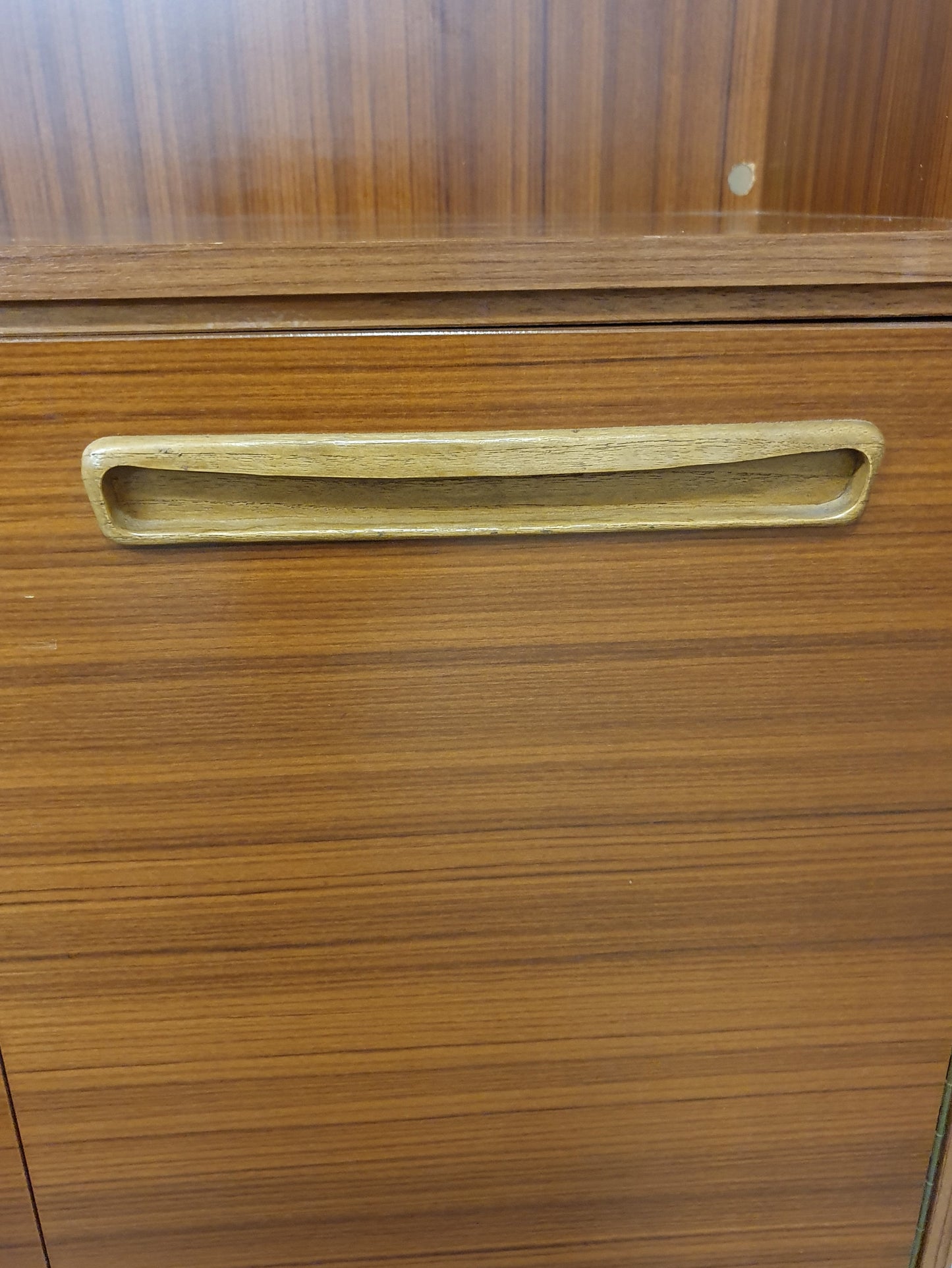 Vintage Display Cabinet with Bottom Cabinet - 104464