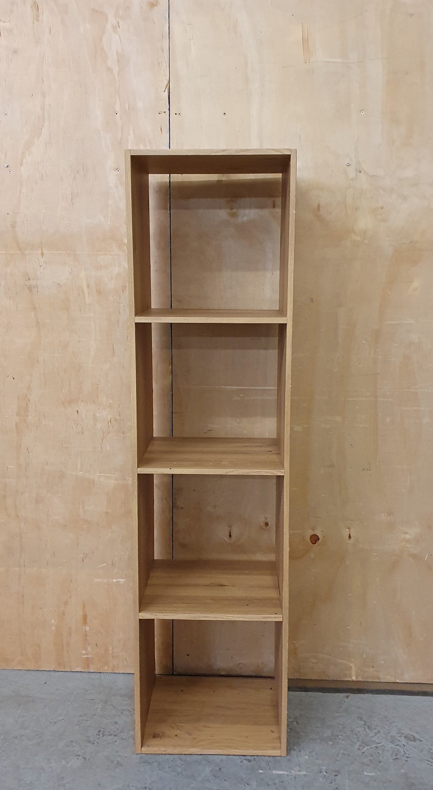 Tall 3 Shelf Wall Mountable Wood Bookcase - EL104478