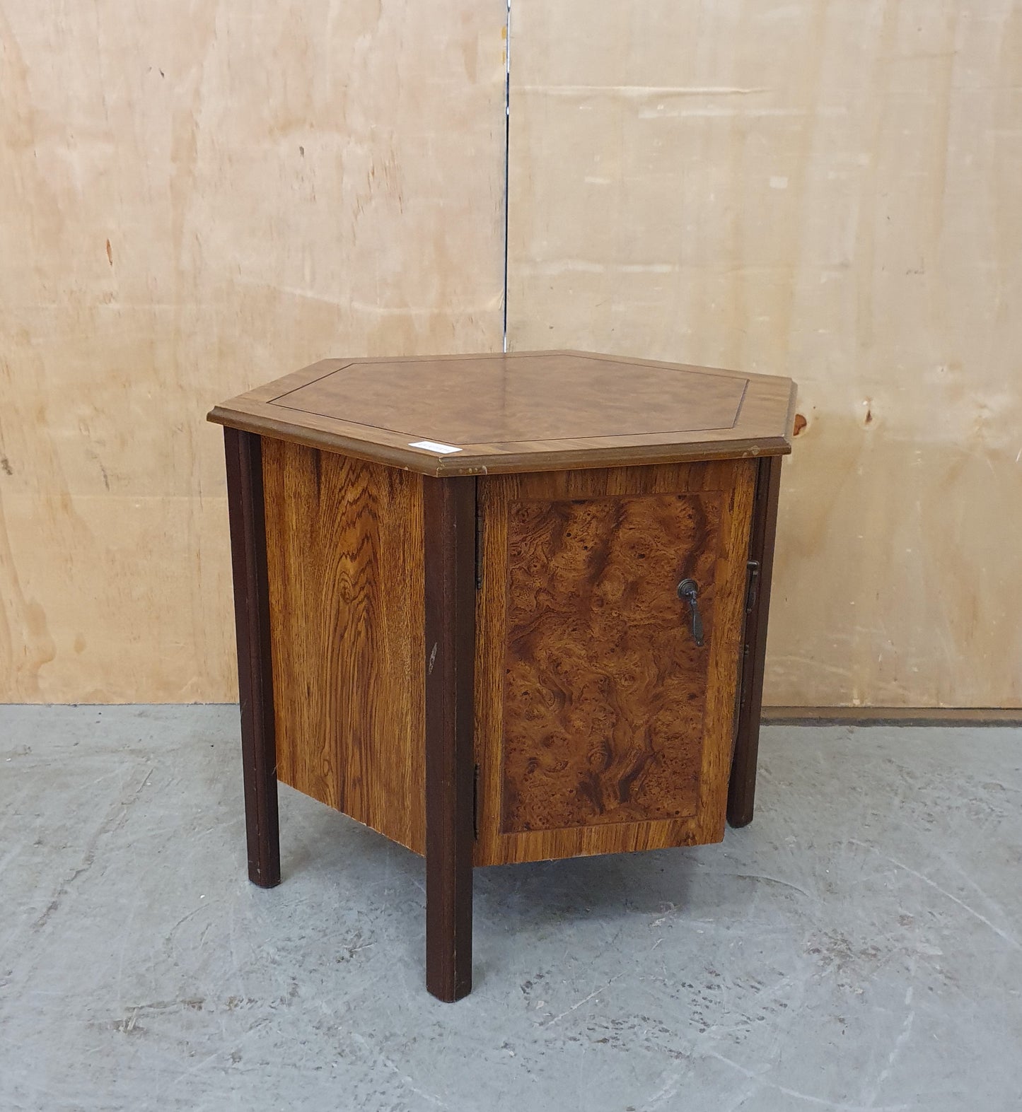 Hexagon Shaped Cabinet with Two Doors - EL103866