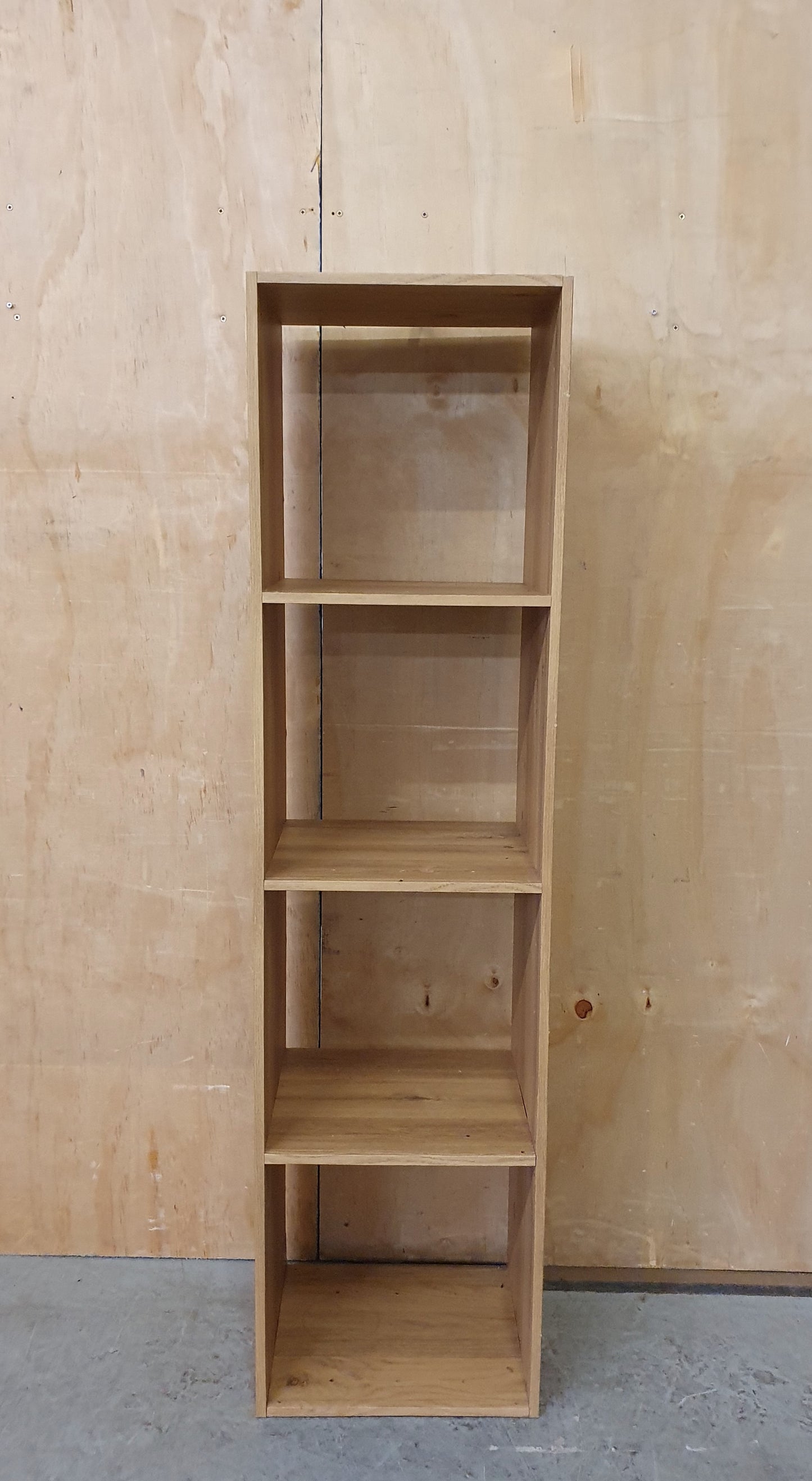 Tall 3 Shelf Wall Mountable Wood Bookcase - EL104478
