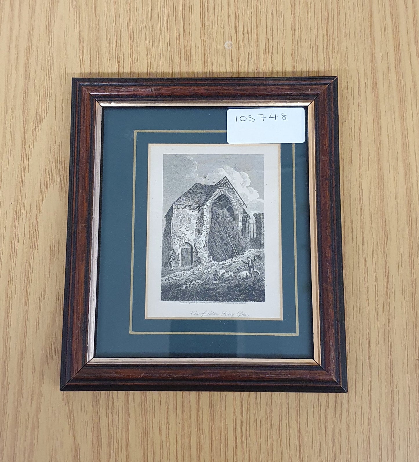 Interior of Latton Priory, Essex (19th Centuary Essex) Vintage Art Print - 103748