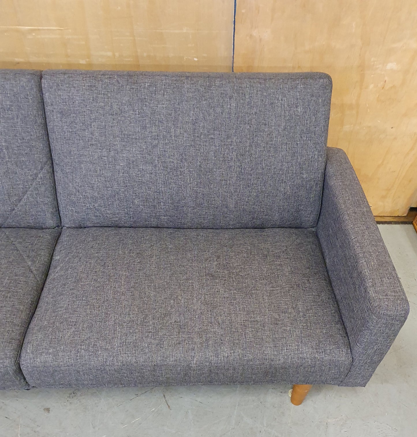 Grey 2 Seater Clik-Clak Sofa Bed - 104868