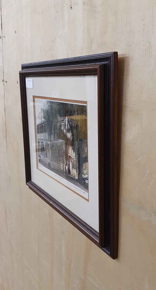 The Little Inn Photograph in Mahogany Frame - 103828