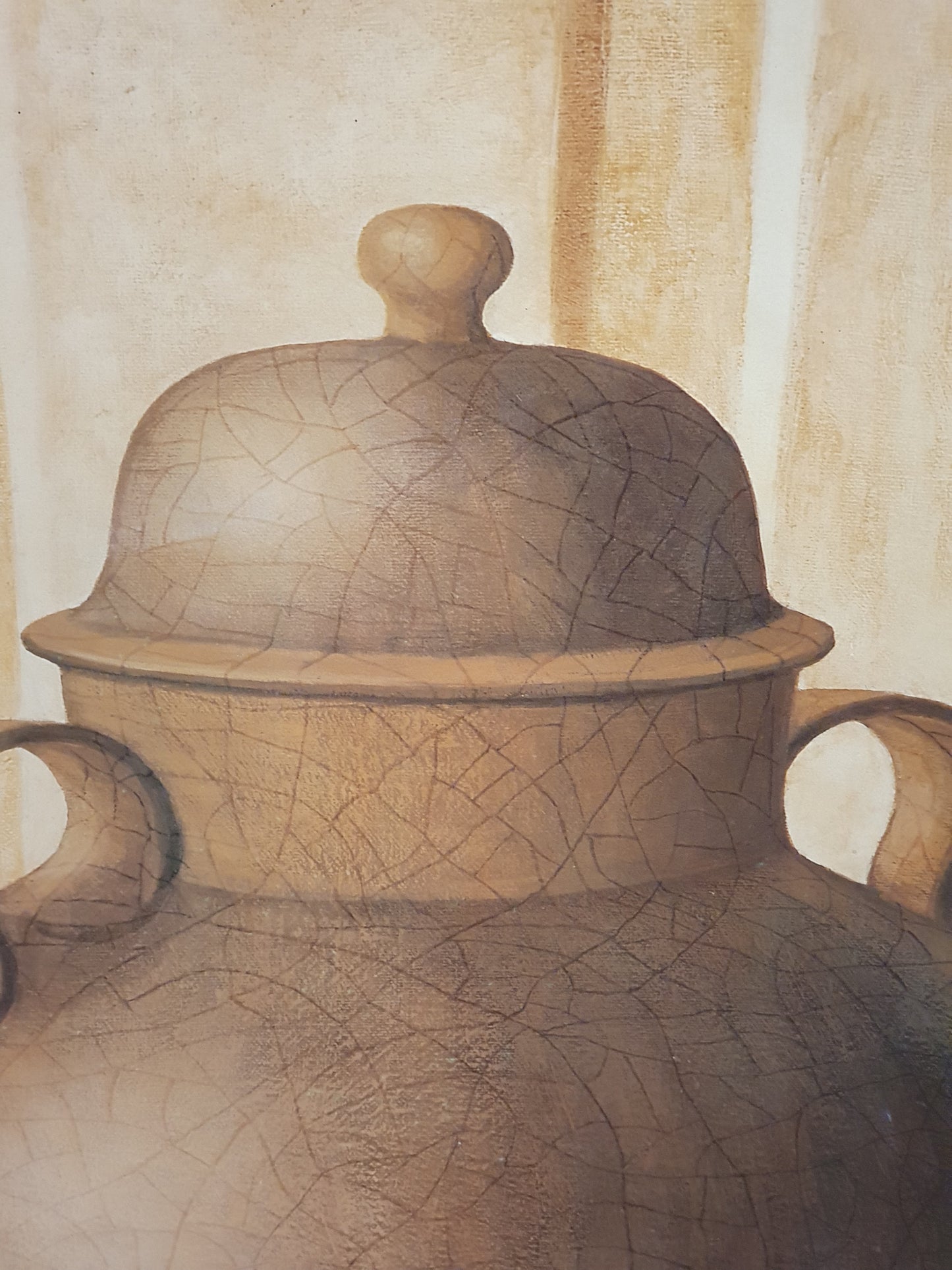 Water Jug Art Print on Wood Backing - EL104536