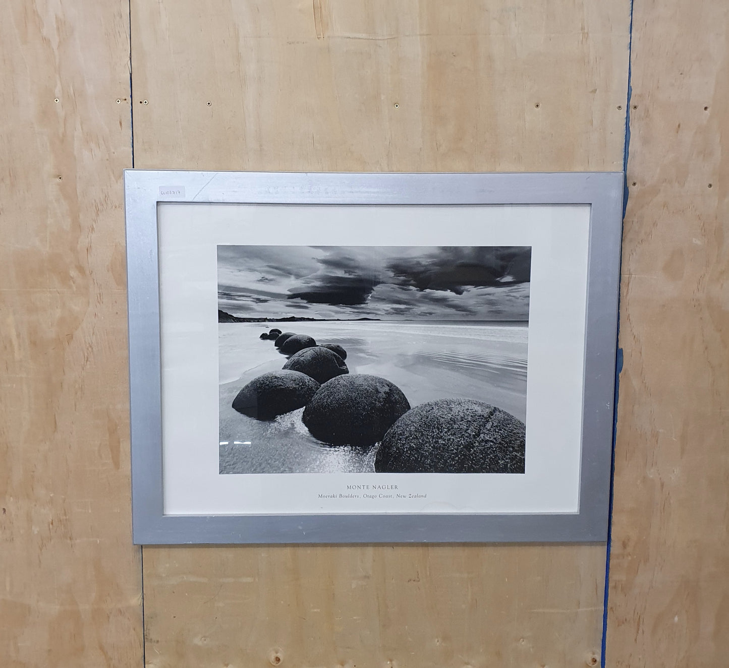 MONTE NAGLER Large Beach Art Print in Silver Frame - EL103717