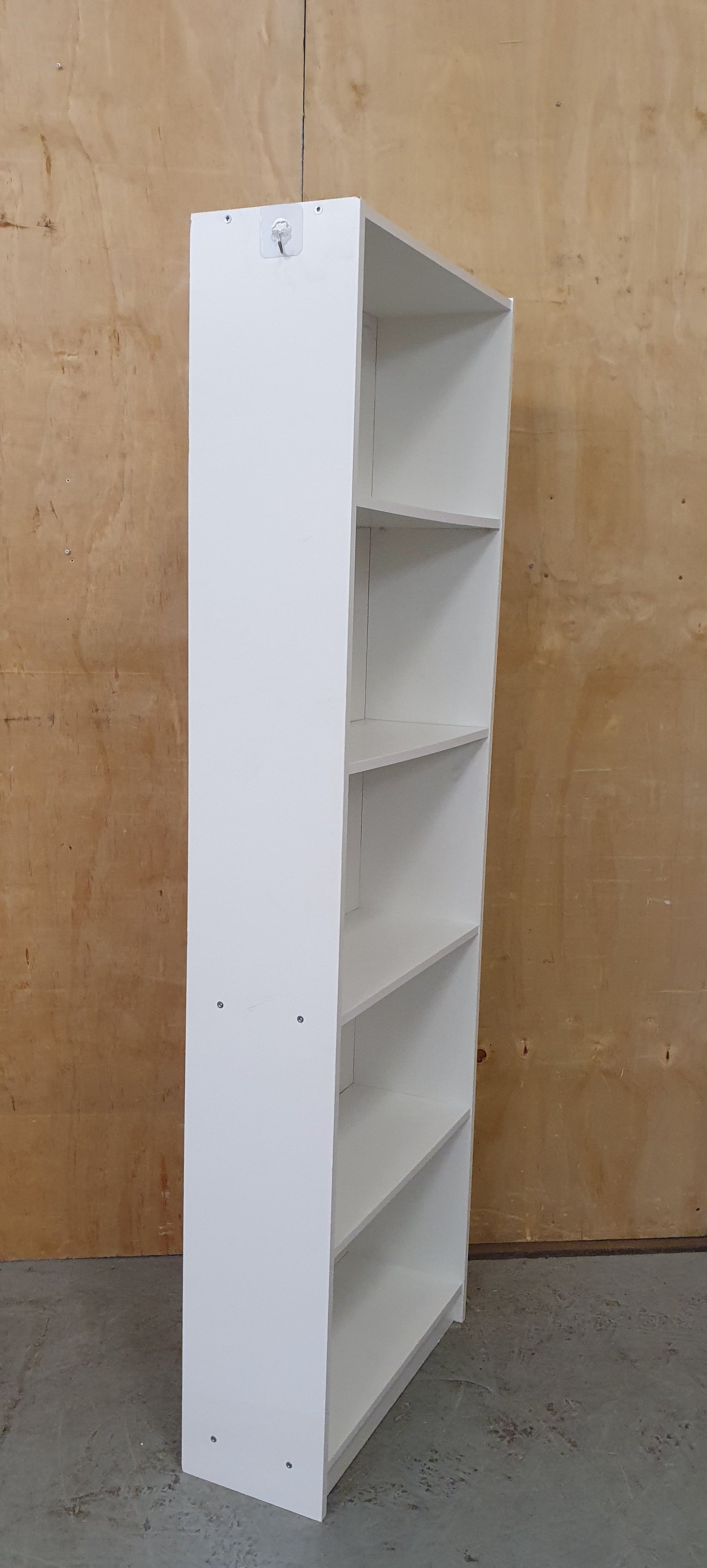 IKEA GERSBY White Wood Tall 4 Shelf Bookcase - 103852
