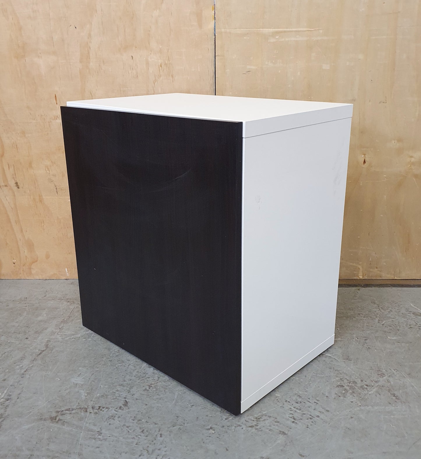 IKEA LAPPVIKEN 1 Door Black and White Cabinet - EL104563