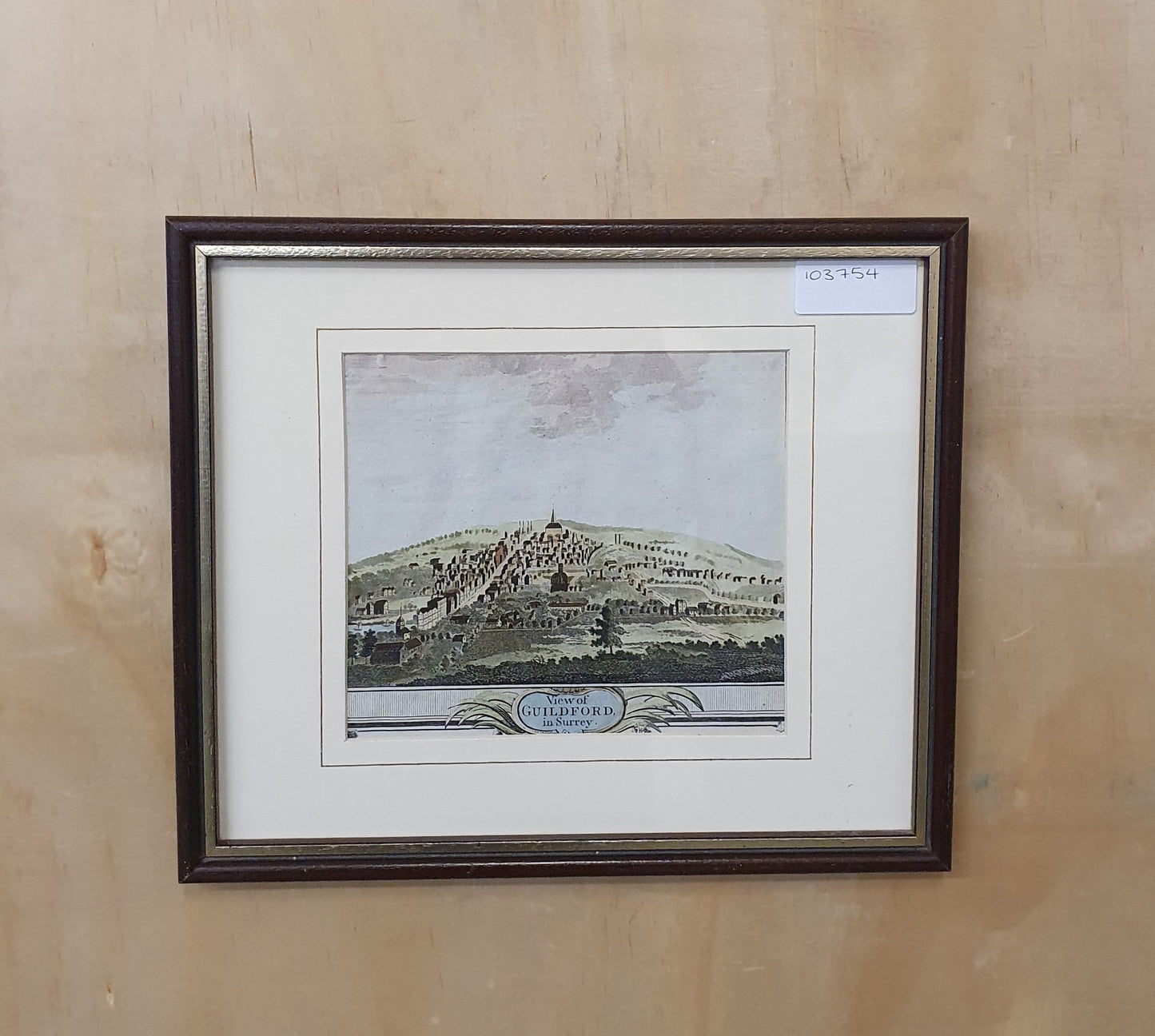 View of Guilford in Surrey Vintage Art Print - 103754