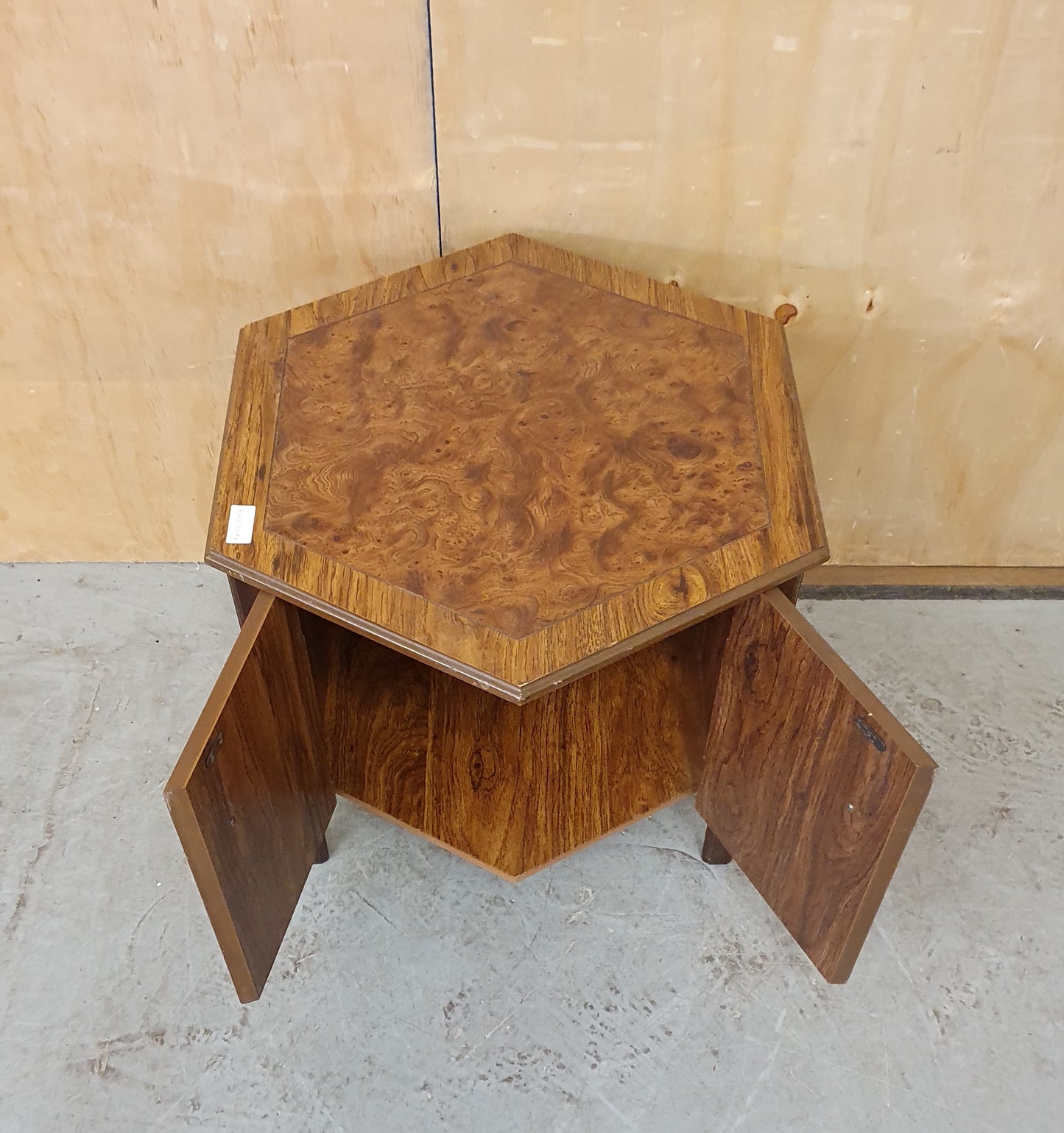 Hexagon Shaped Cabinet with Two Doors - EL103866